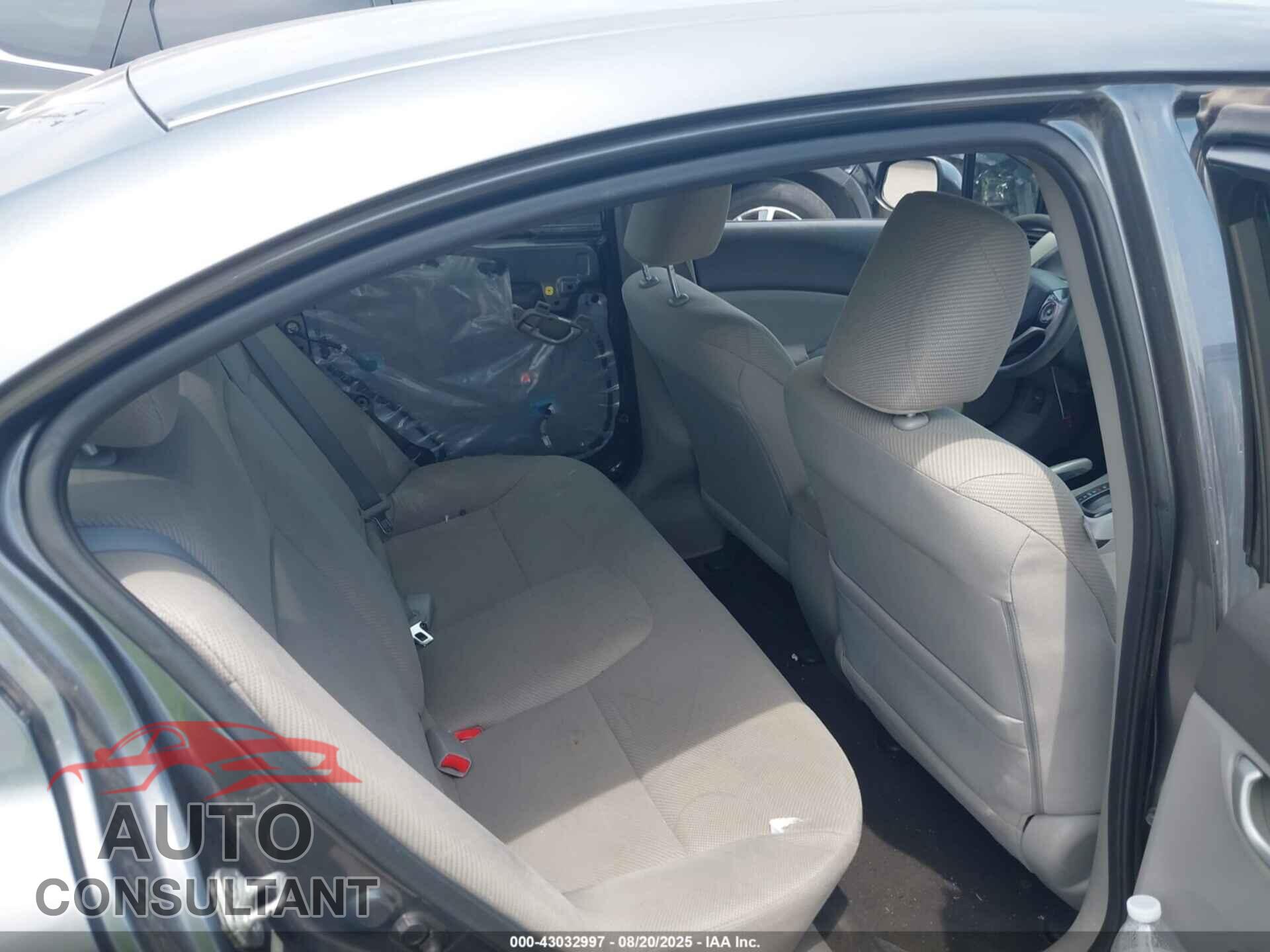 HONDA CIVIC 2012 - 19XFB2F55CE042887