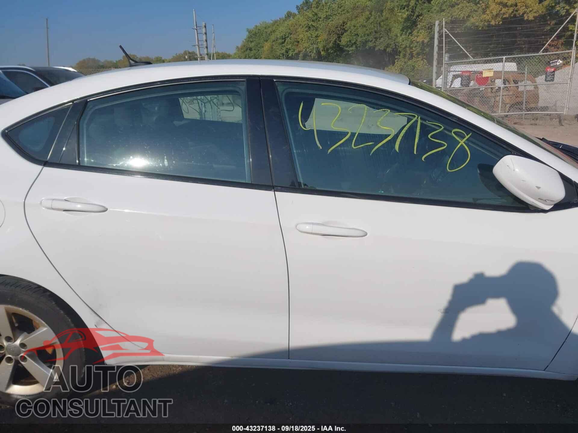 DODGE DART 2015 - 1C3CDFBB5FD378811