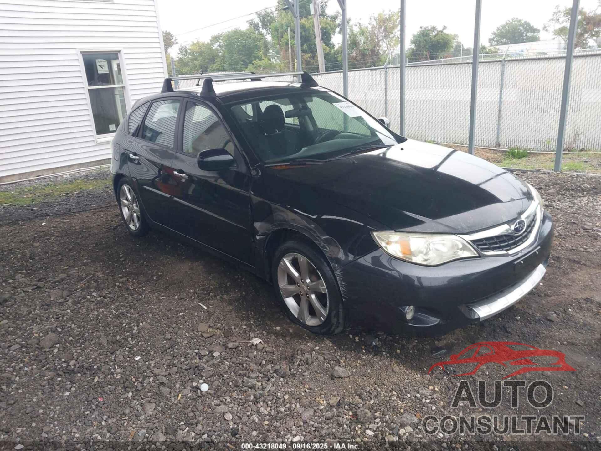 SUBARU IMPREZA OUTBACK SPORT 2009 - JF1GH63699H812038