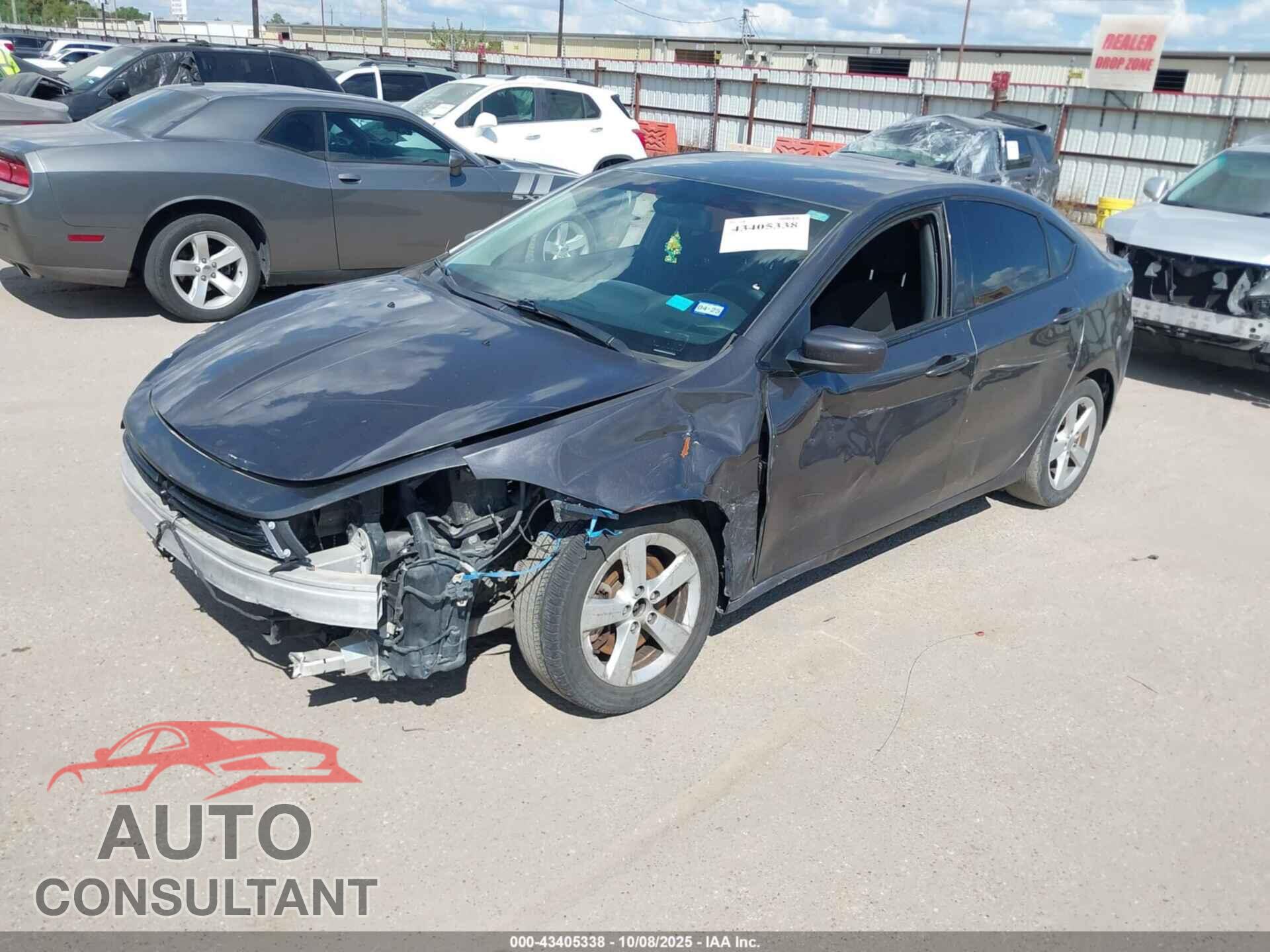 DODGE DART 2015 - 1C3CDFBB3FD286046