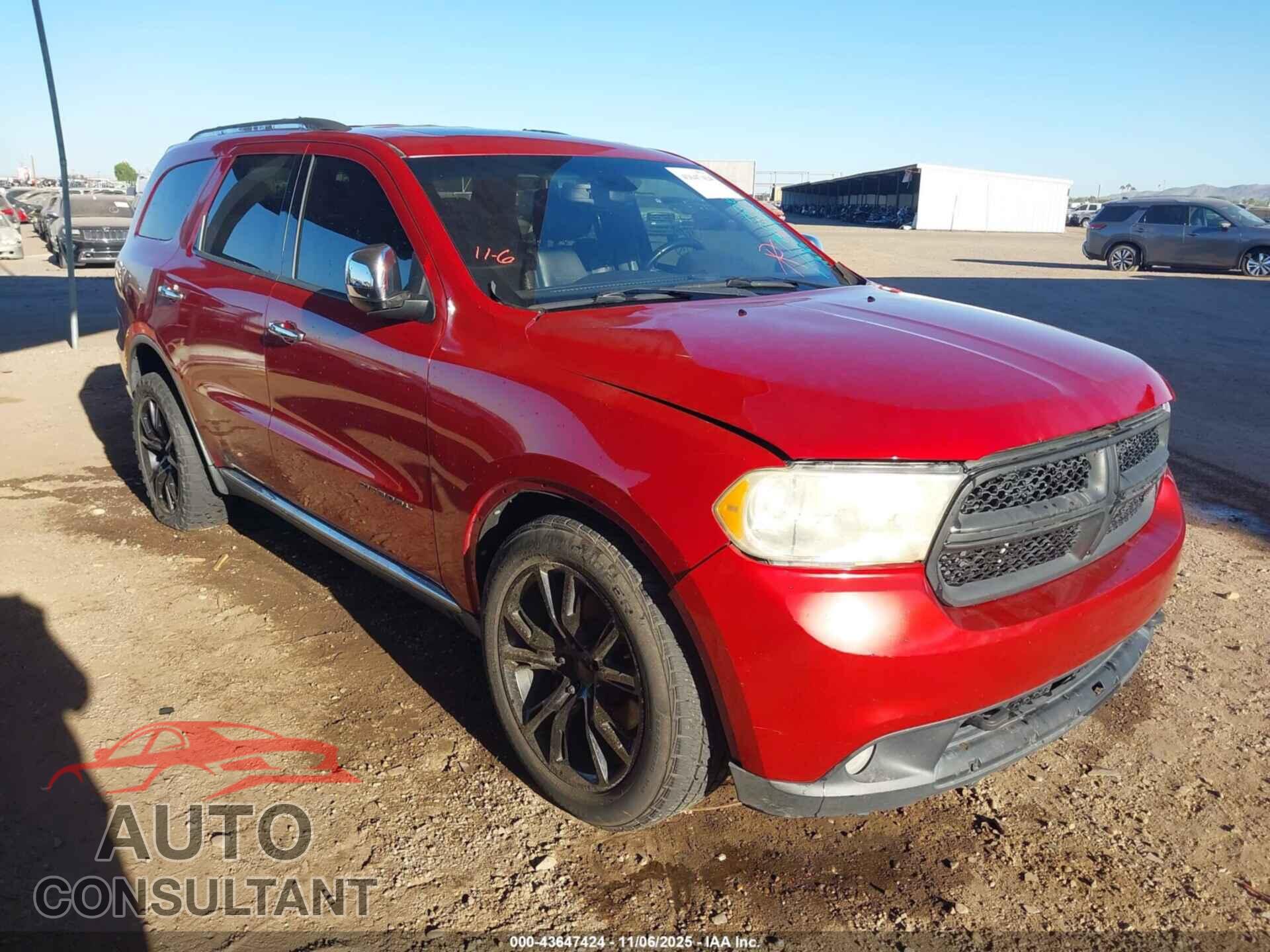 DODGE DURANGO 2011 - 1D4SE5GT6BC700228