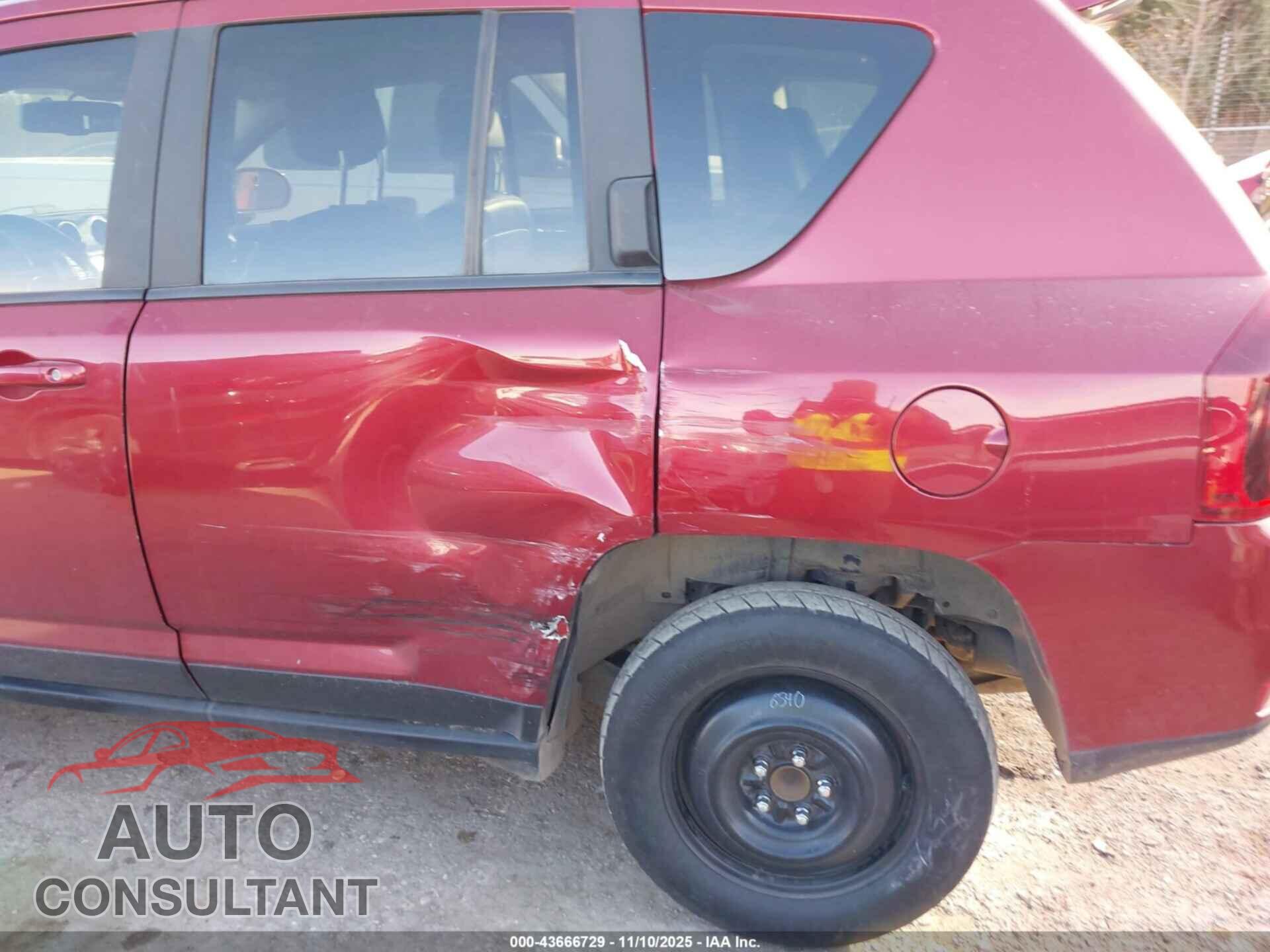JEEP COMPASS 2017 - 1C4NJCEB7HD168950