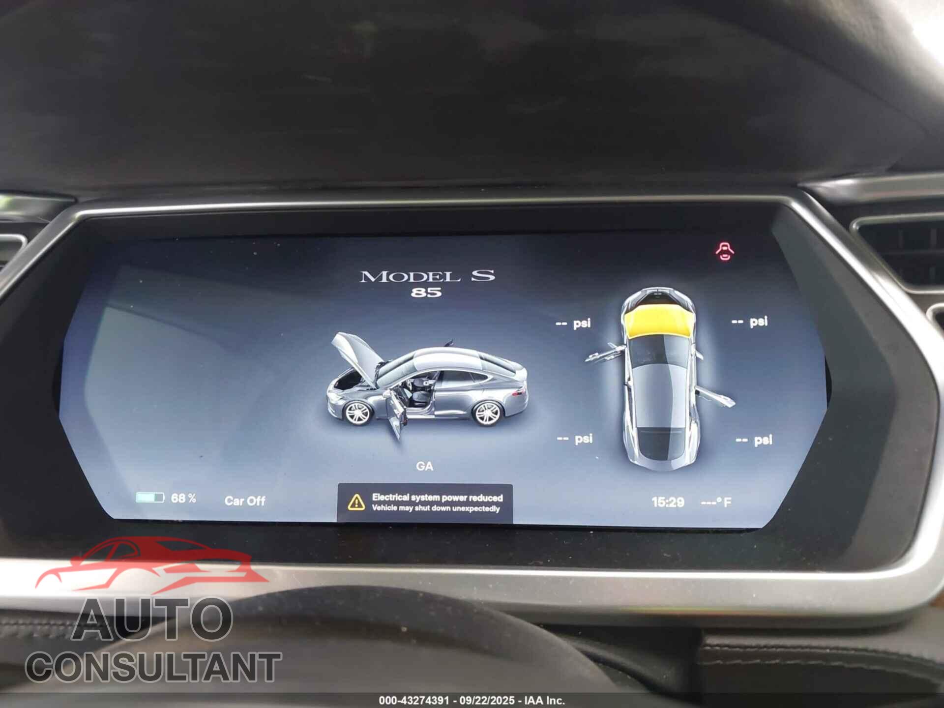 TESLA MODEL S 2013 - 5YJSA1DN5DFP13551