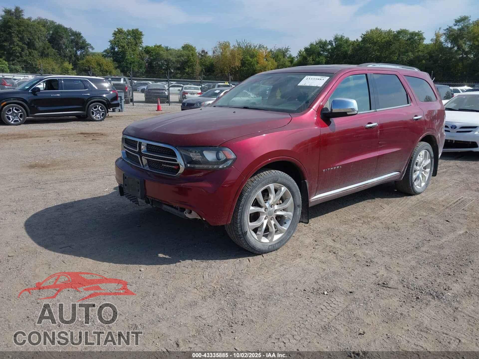 DODGE DURANGO 2017 - 1C4RDJEG7HC758290