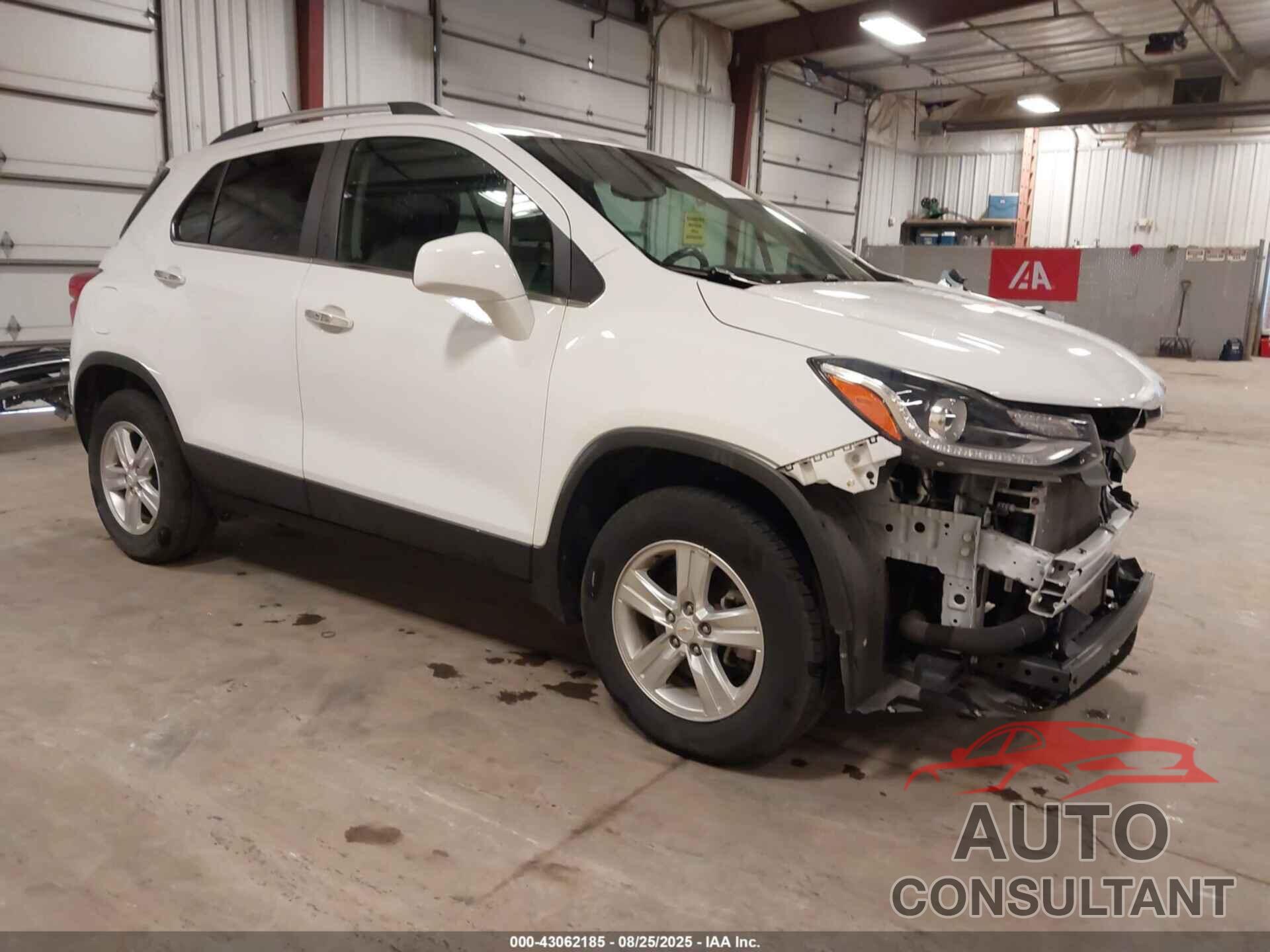 CHEVROLET TRAX 2019 - KL7CJPSB3KB852994
