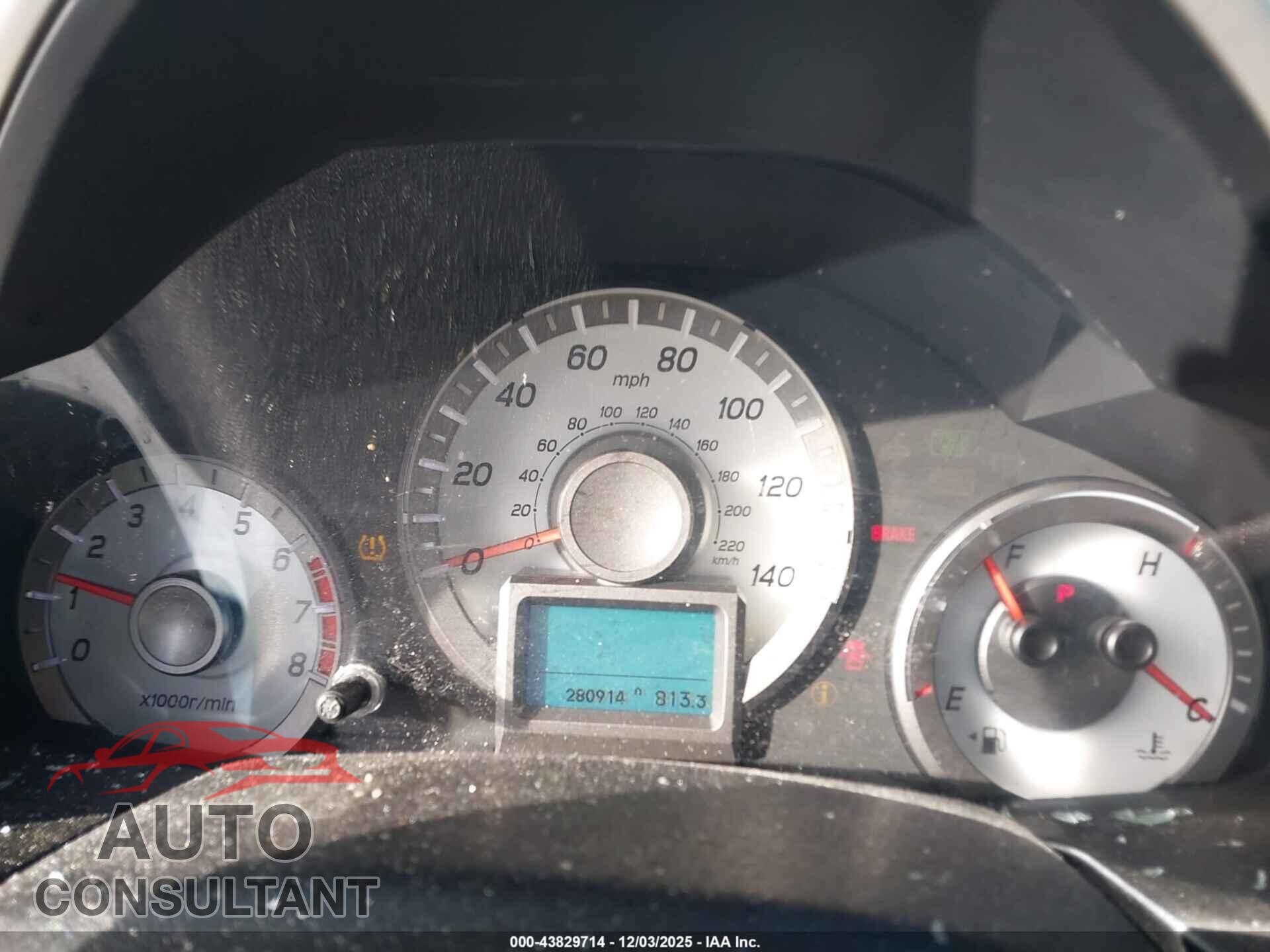 HONDA PILOT 2012 - 5FNYF4H91CB065232