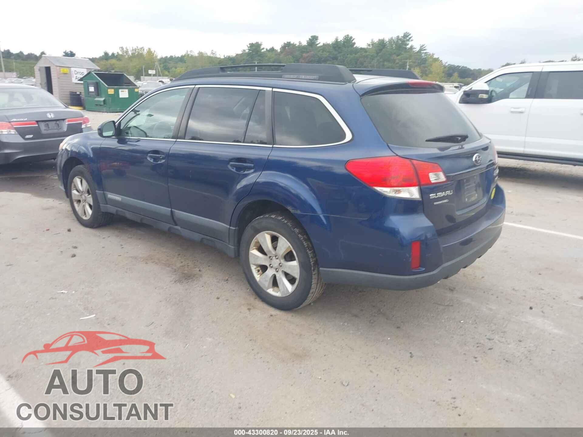 SUBARU OUTBACK 2010 - 4S4BRDKC8A2337515