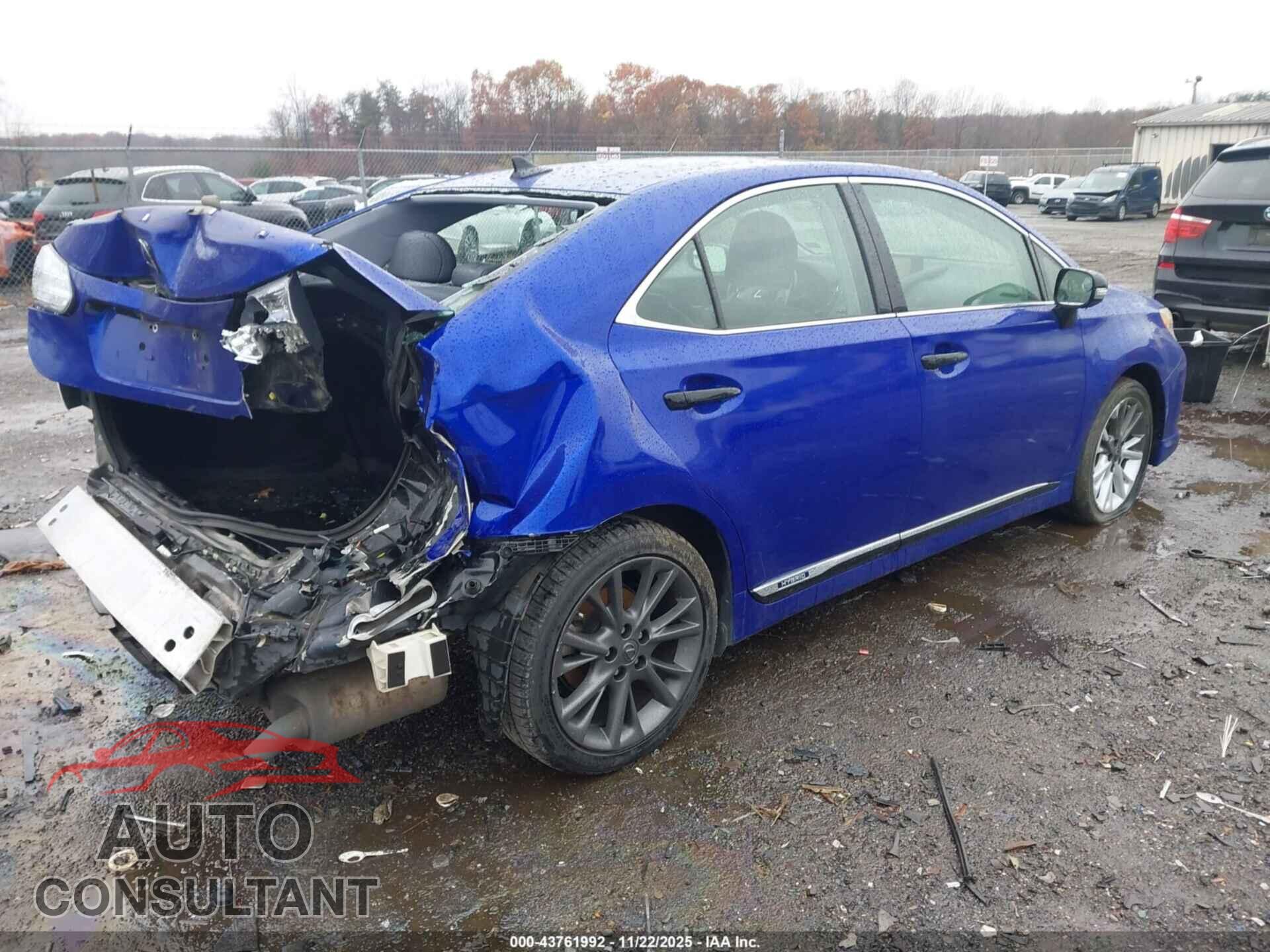 LEXUS HS 250H 2010 - JTHBB1BA3A2014672