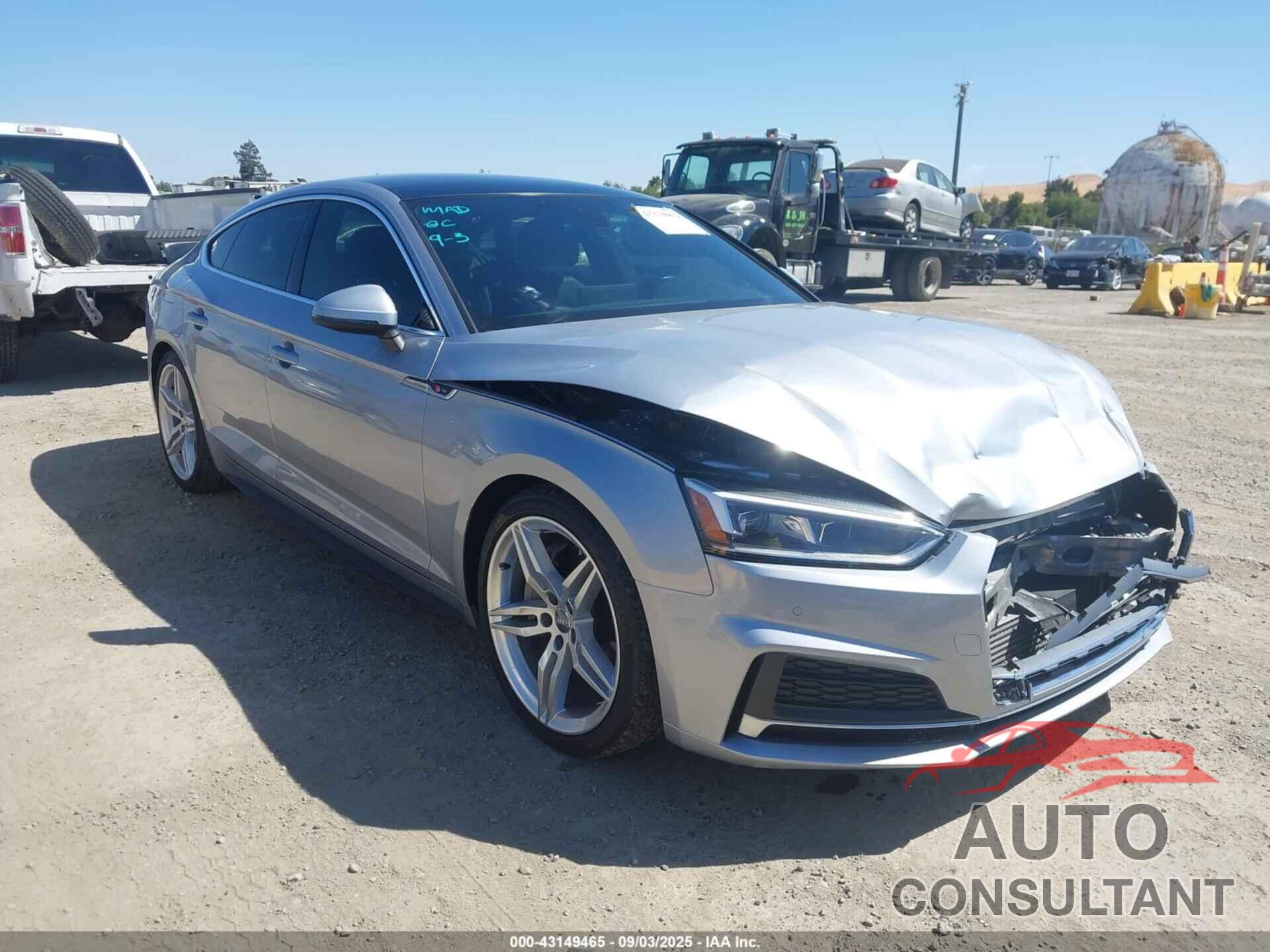 AUDI A5 2018 - WAUENCF50JA062891