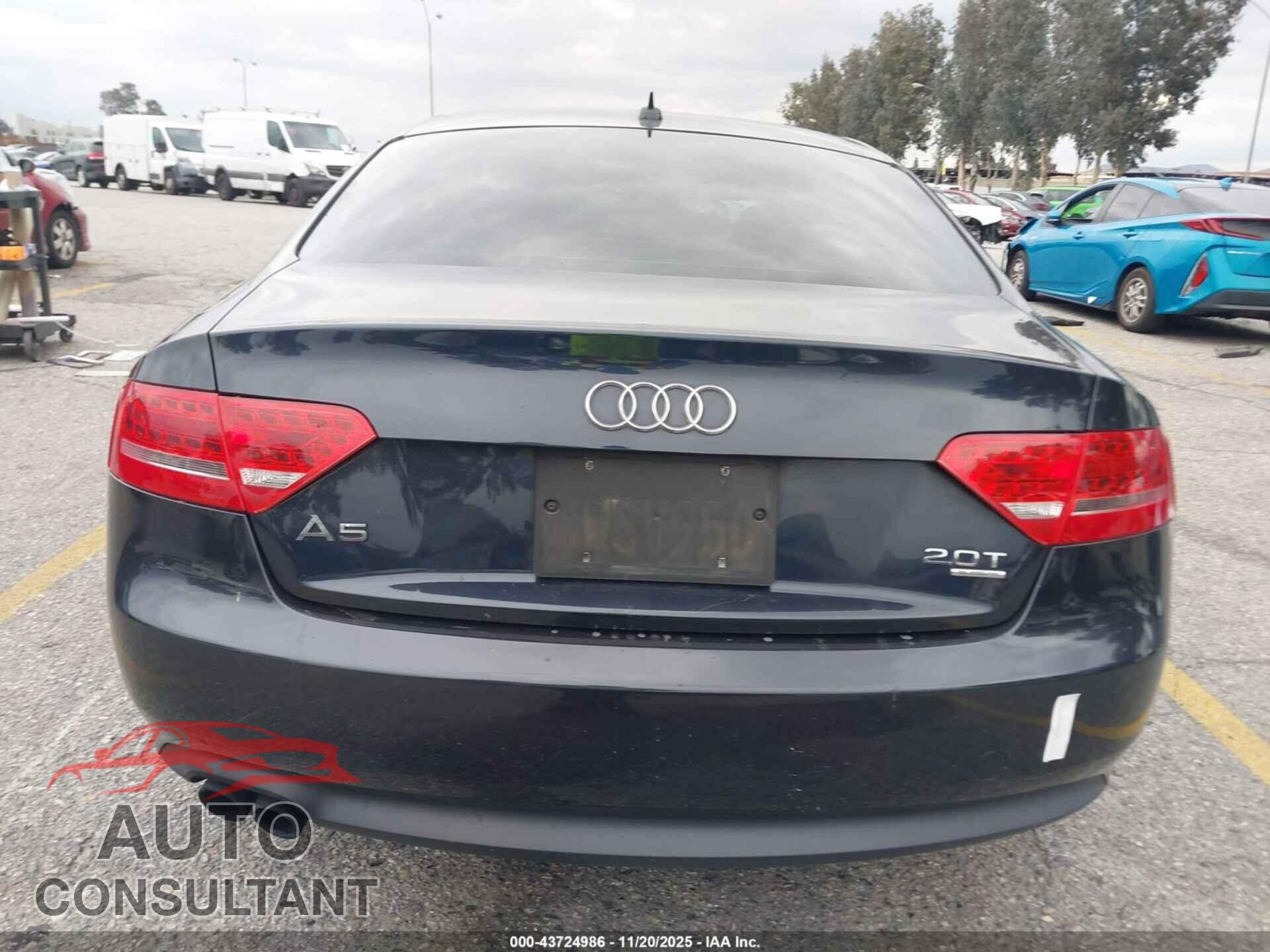 AUDI A5 2012 - WAULFAFR2CA044357
