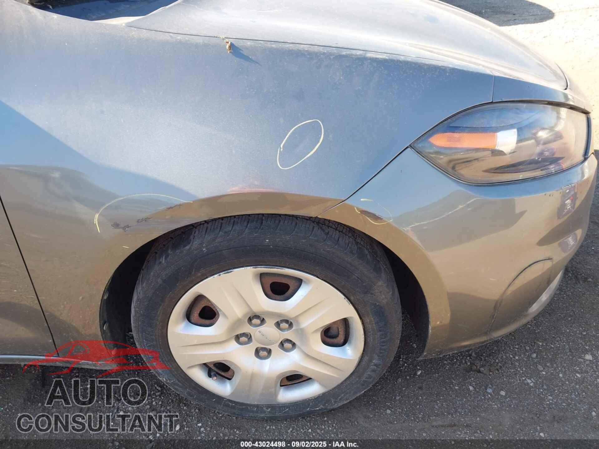 DODGE DART 2013 - 1C3CDFAA1DD247073