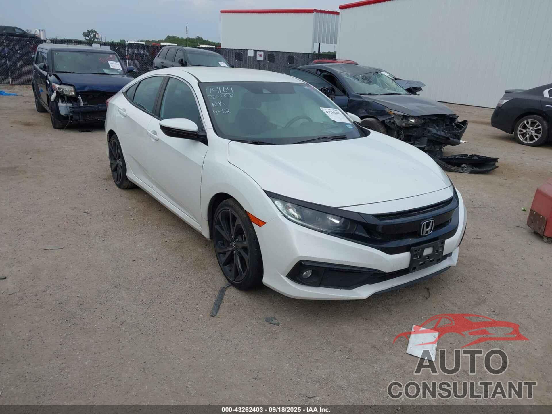 HONDA CIVIC 2020 - 19XFC2F88LE020535