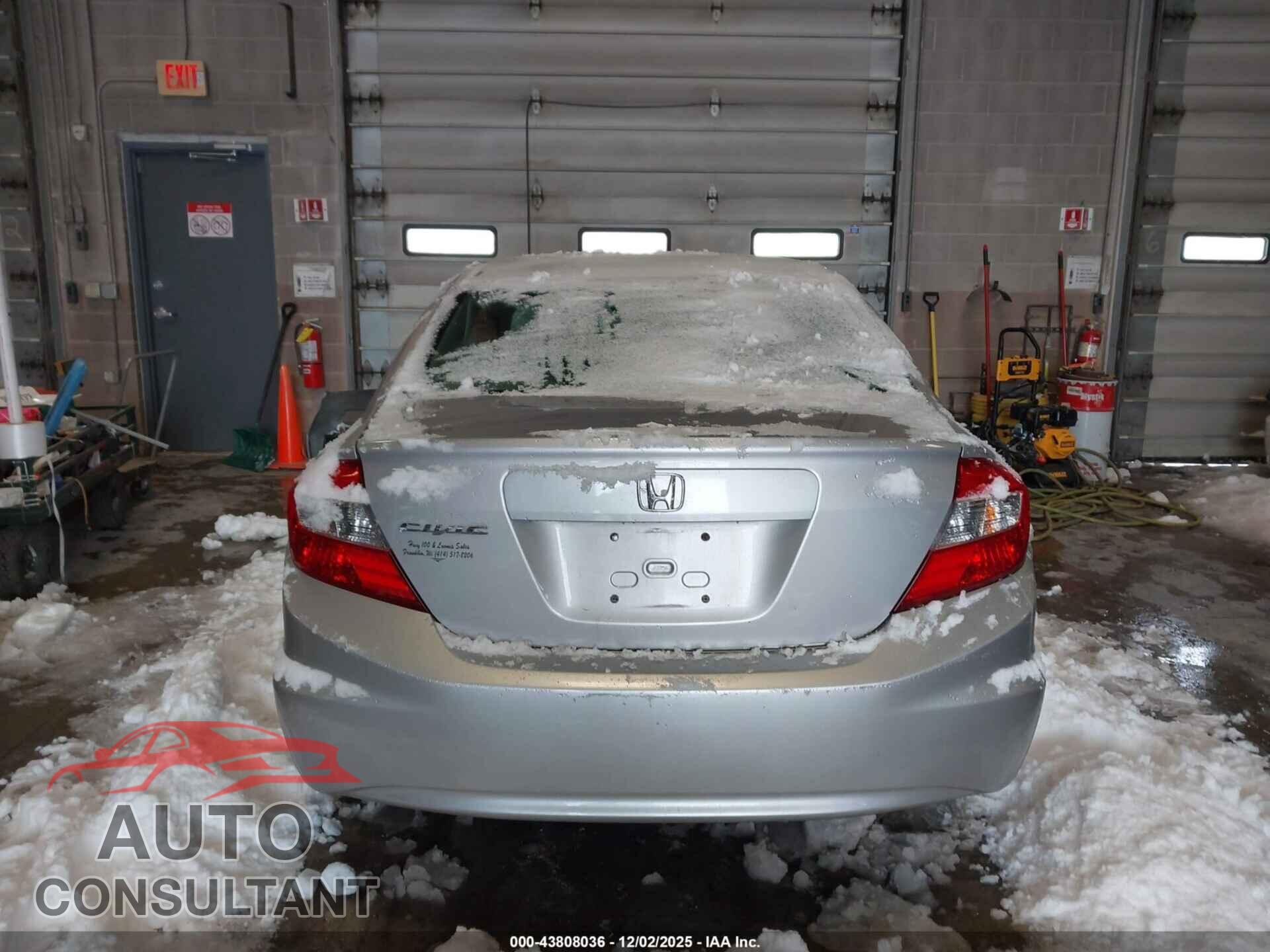 HONDA CIVIC 2012 - 19XFB2F84CE308071