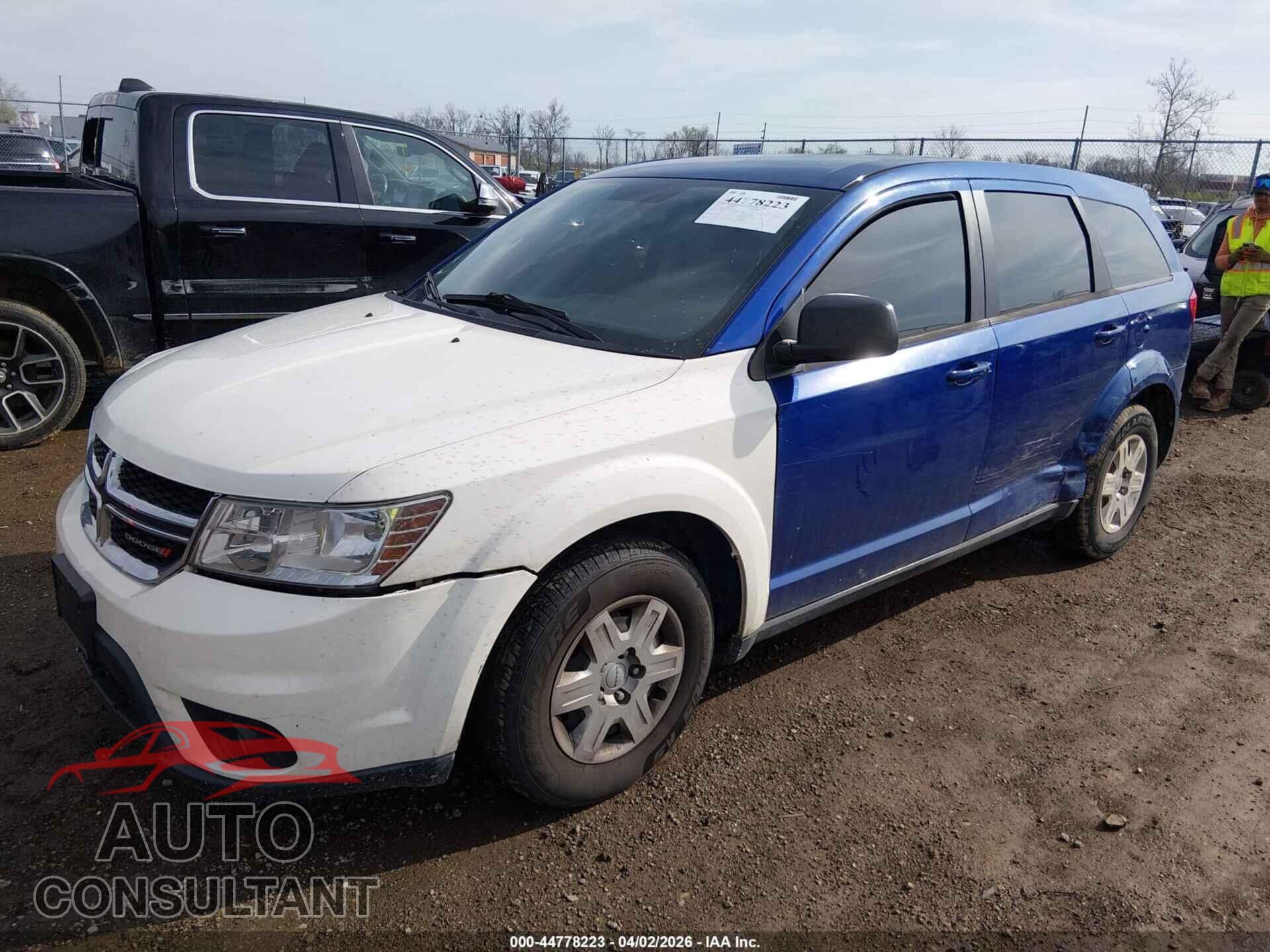 DODGE JOURNEY 2012 - 3C4PDCABXCT210309