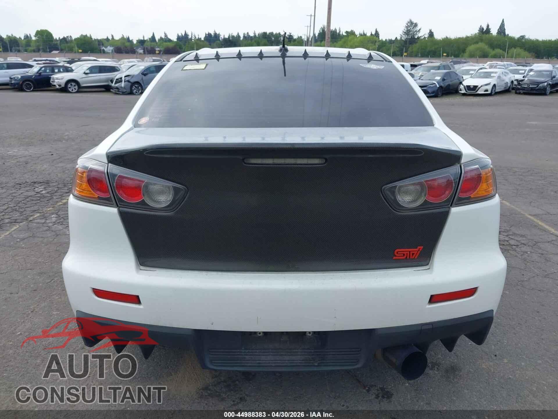 MITSUBISHI LANCER EVOLUTION 2010 - JA32W5FV5AU030725