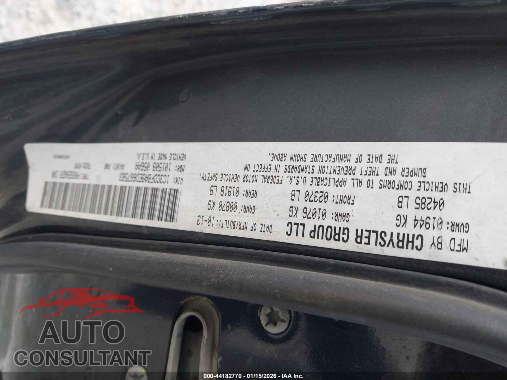 DODGE DART 2014 - 1C3CDFBA9ED667583