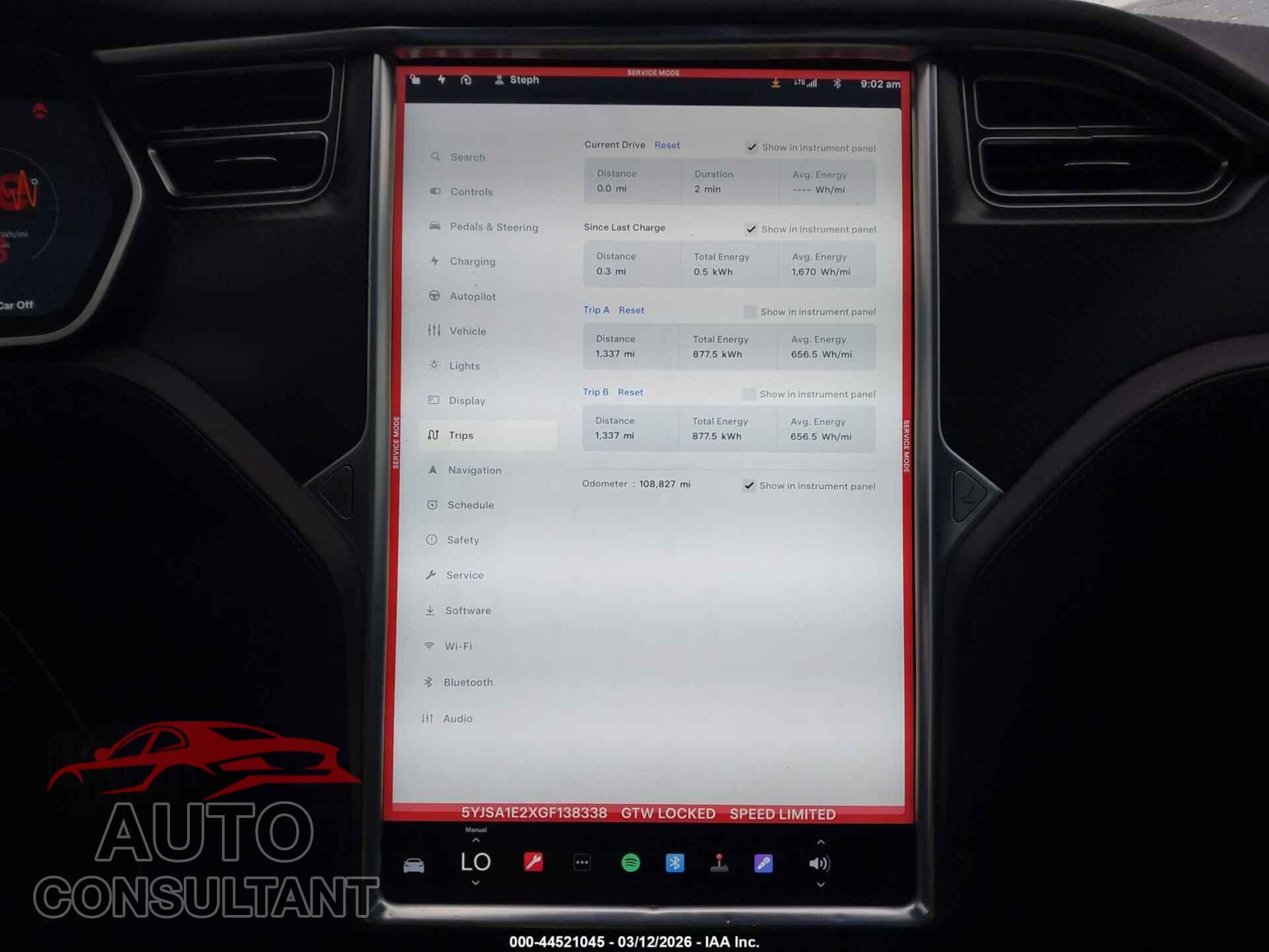 TESLA MODEL S 2016 - 5YJSA1E2XGF138338