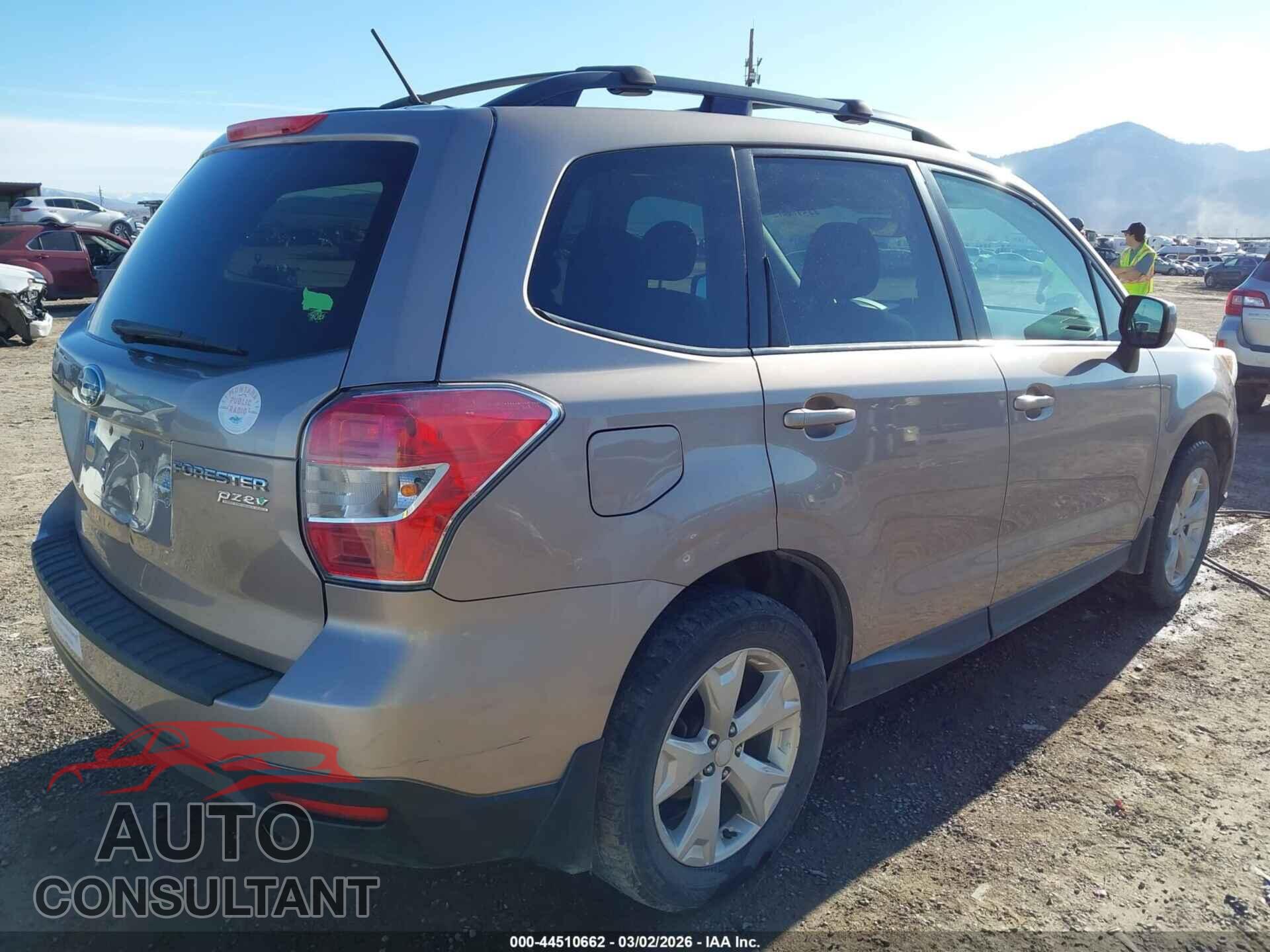 SUBARU FORESTER 2014 - JF2SJAEC2EH526641