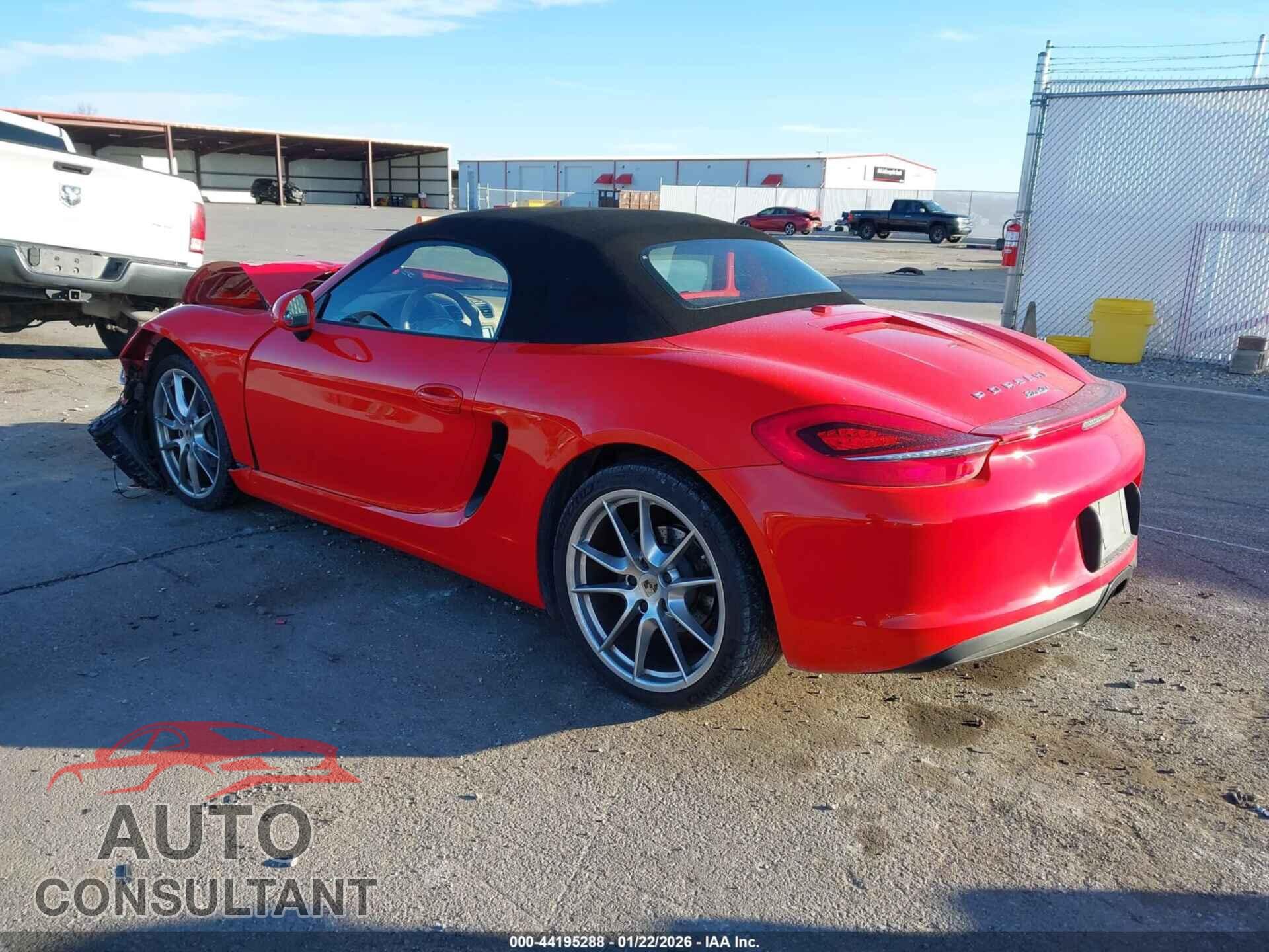 PORSCHE BOXSTER 2013 - WP0CA2A88DS113568