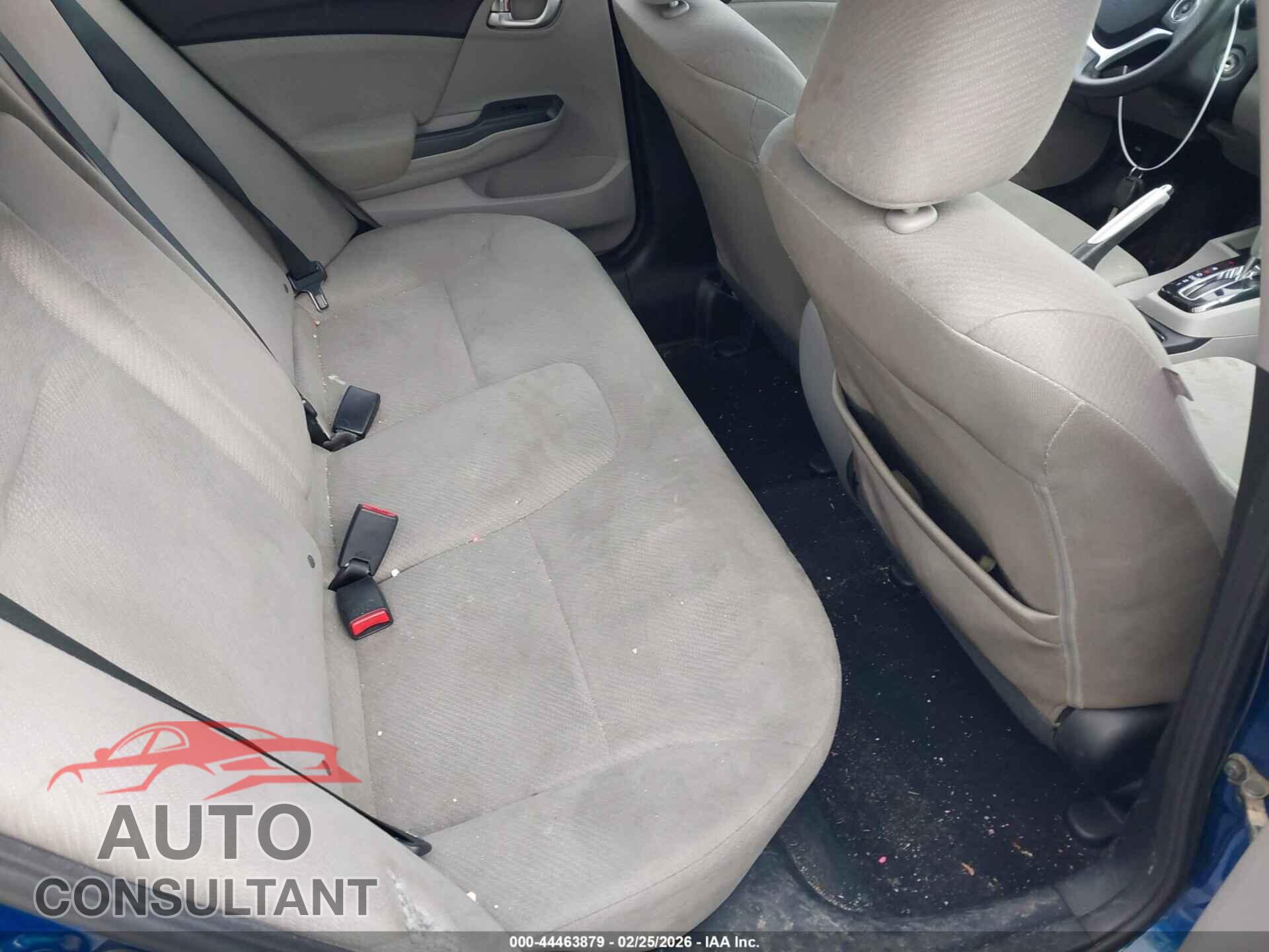 HONDA CIVIC 2013 - 19XFB2F89DE282925