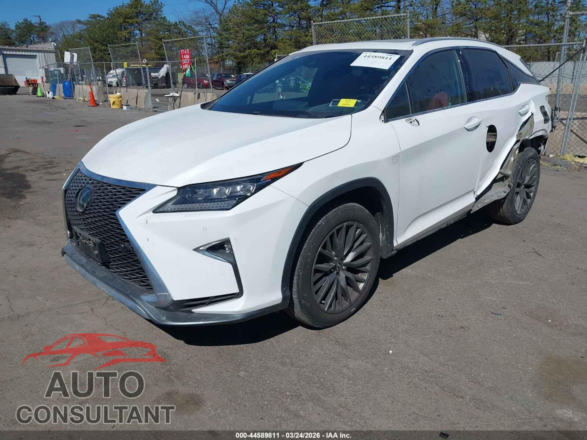 LEXUS RX 2017 - 2T2BZMCA9HC081331