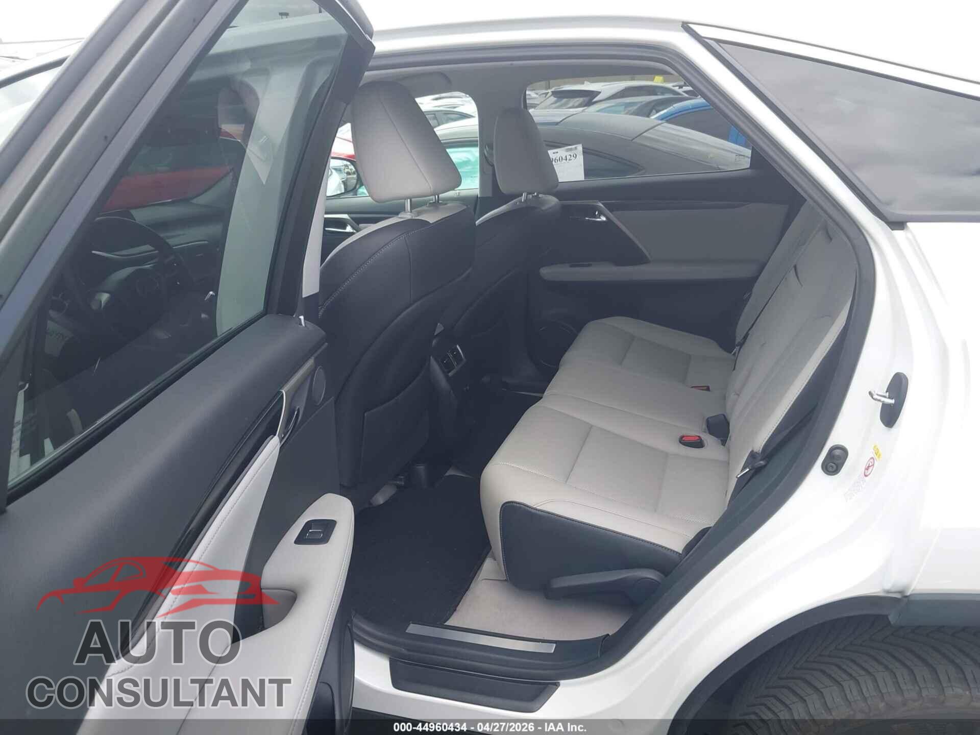 LEXUS RX 350 2017 - 2T2ZZMCA2HC083663