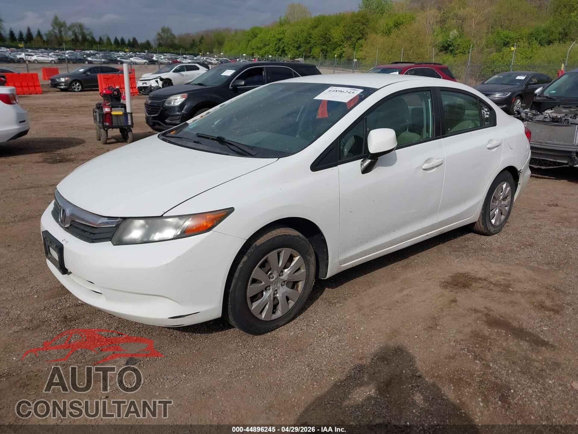 HONDA CIVIC 2012 - 19XFB2F53CE001996