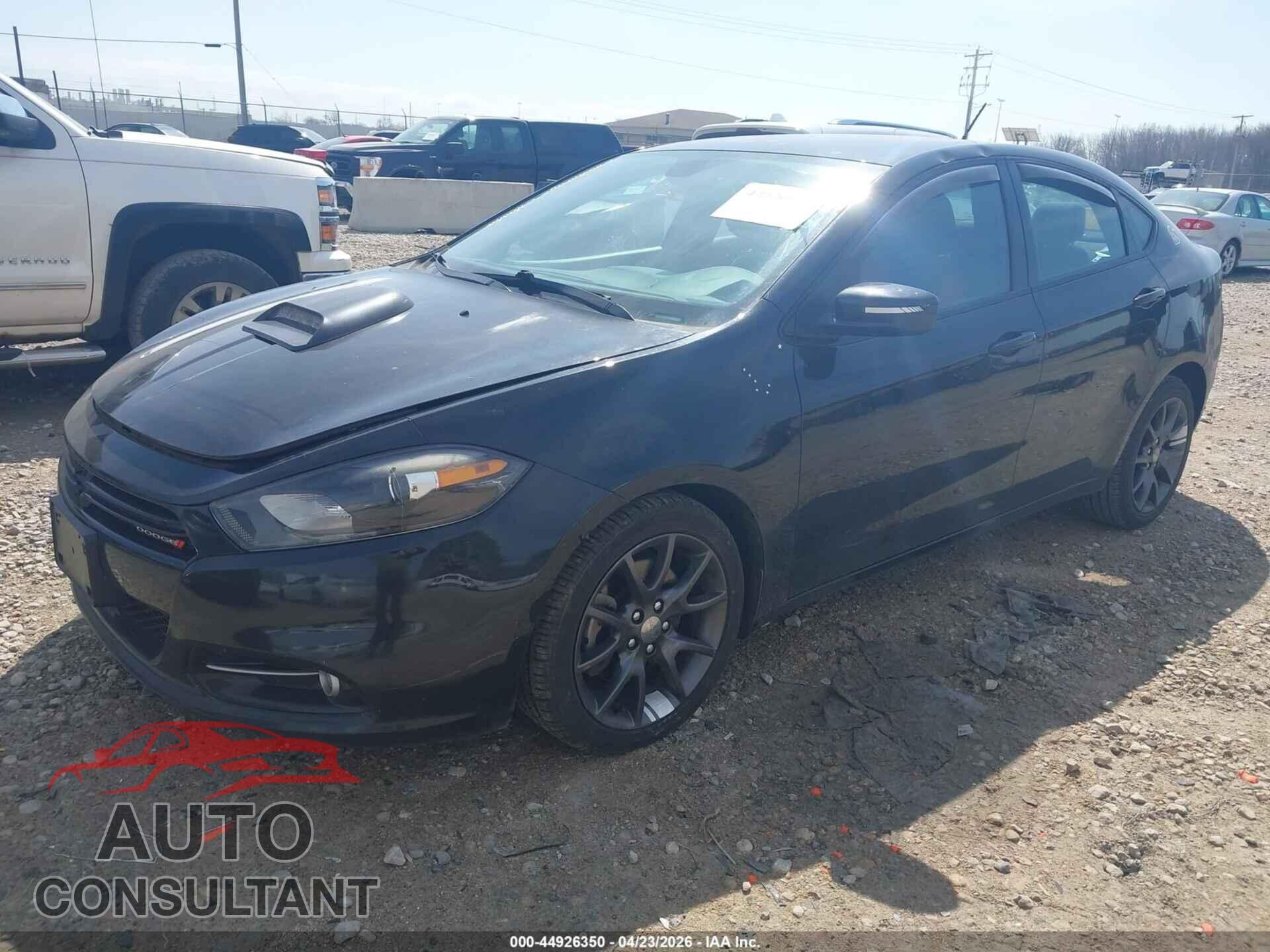 DODGE DART 2015 - 1C3CDFBB1FD403980