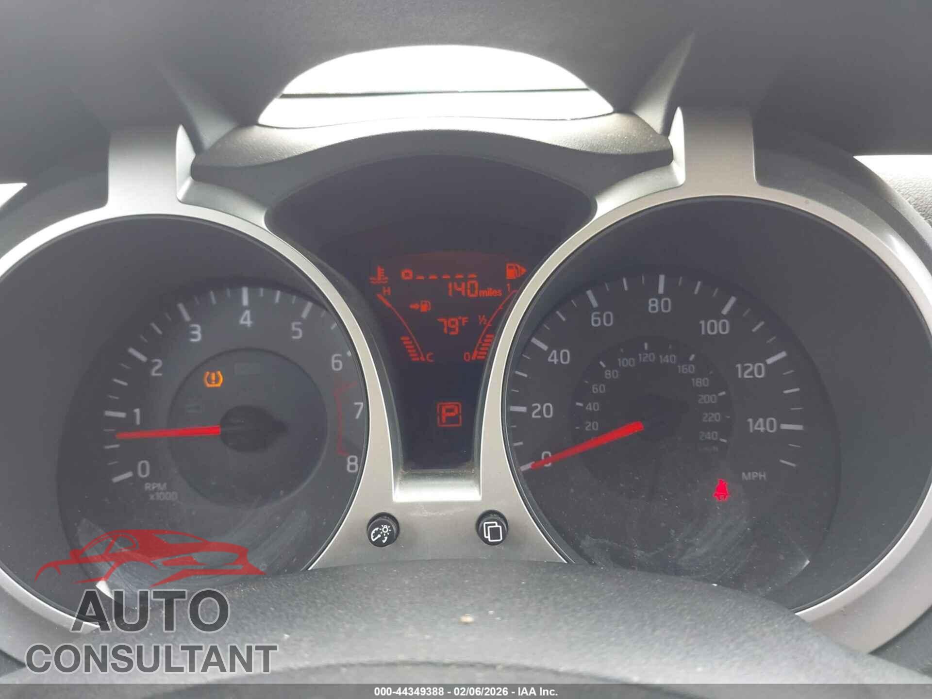 NISSAN JUKE 2012 - JN8AF5MR1CT101497