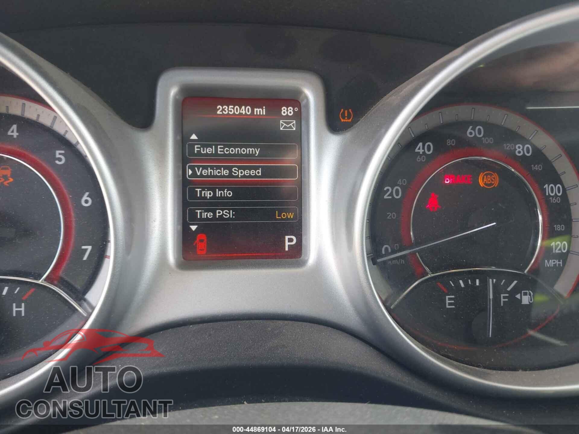 DODGE JOURNEY 2015 - 3C4PDCBBXFT737933