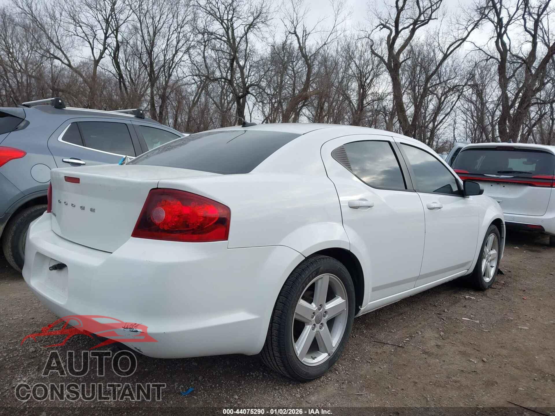 DODGE AVENGER 2013 - 1C3CDZAB9DN648407