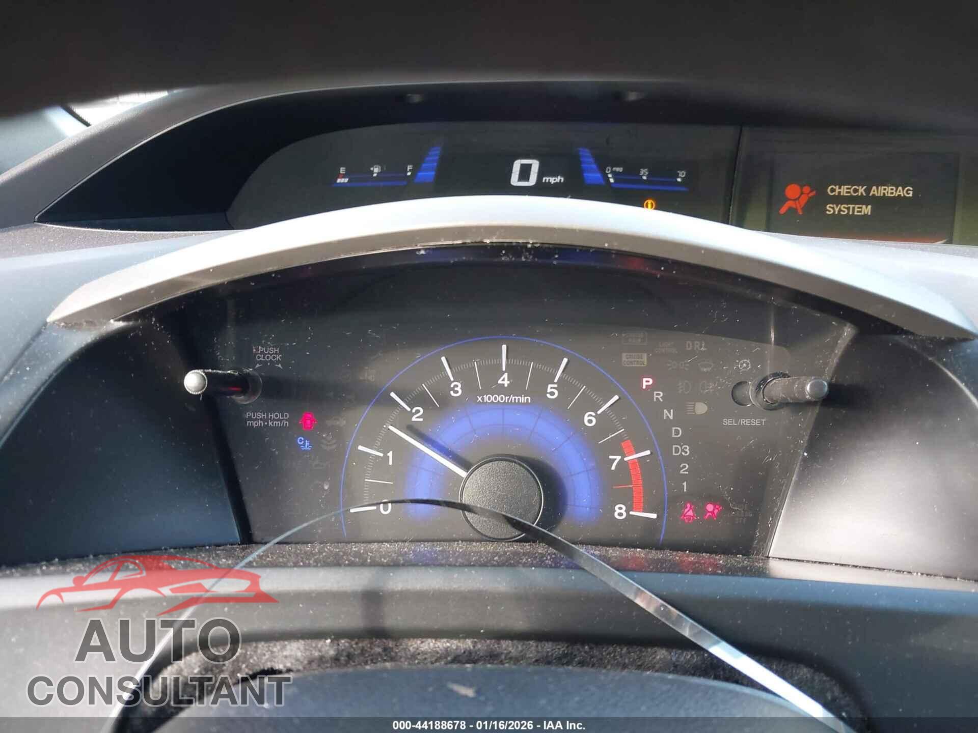 HONDA CIVIC 2012 - 19XFB2F53CE384306
