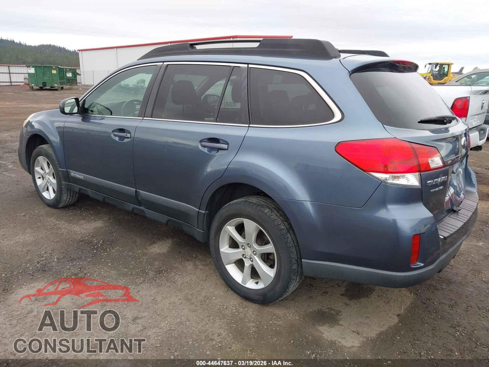 SUBARU OUTBACK 2013 - 4S4BRCCC2D3315775