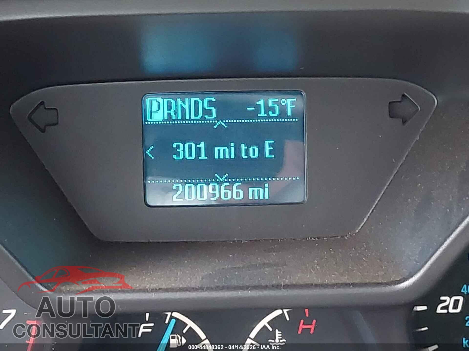 FORD TRANSIT CONNECT 2014 - NM0LS7E70E1136312