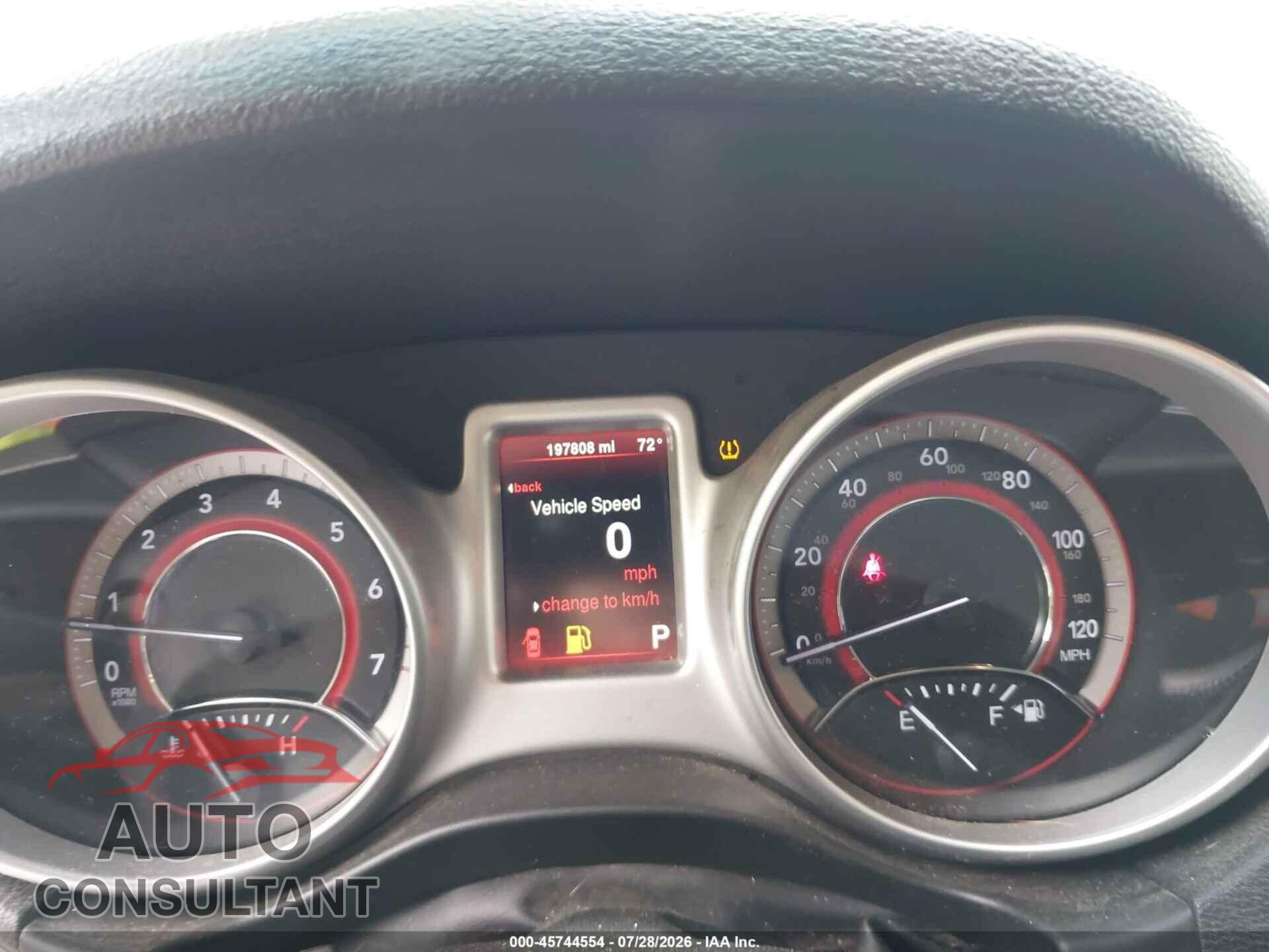 DODGE JOURNEY 2014 - 3C4PDCBB7ET267309