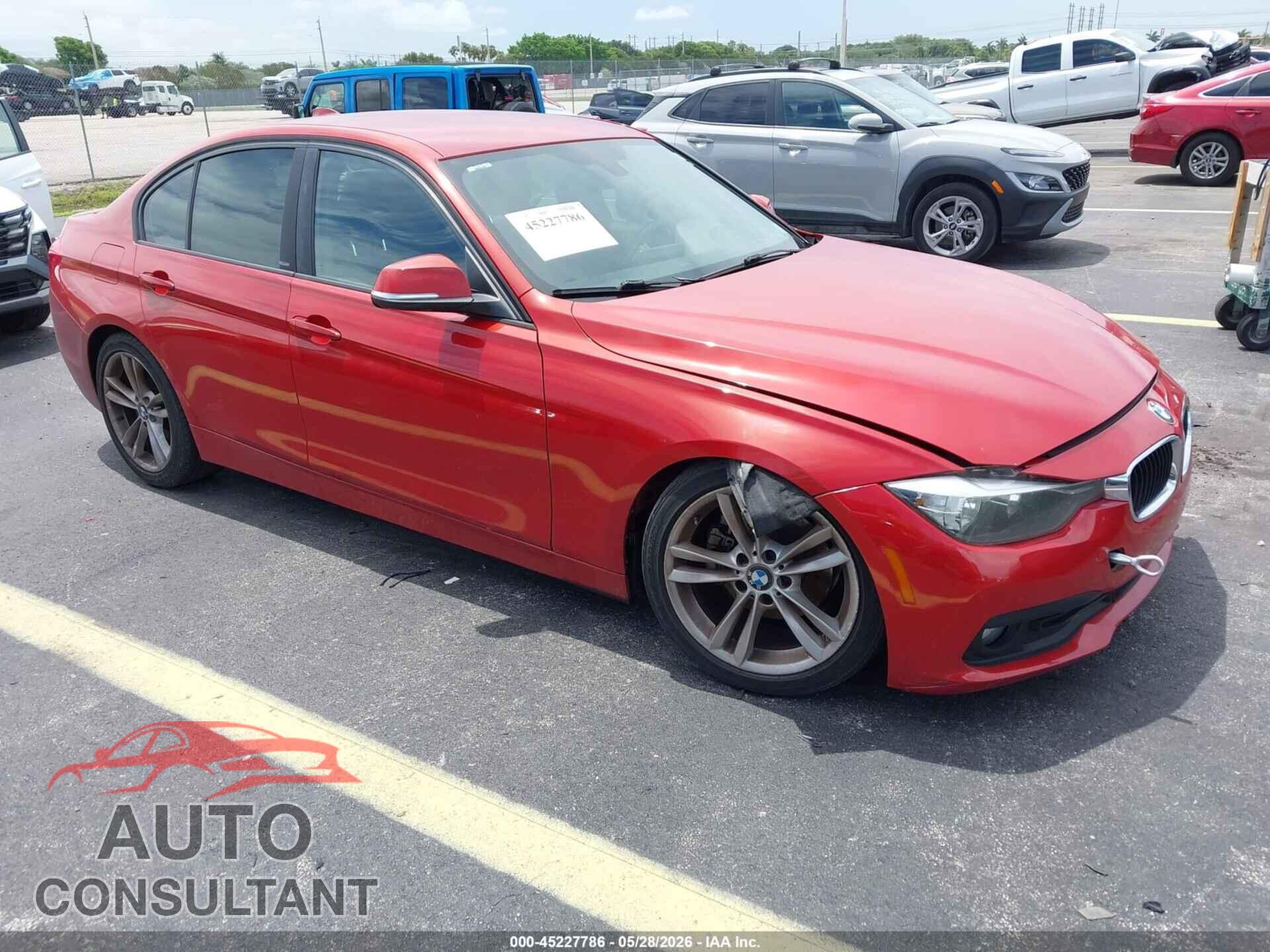 BMW 320I 2016 - WBA8E1G5XGNU11296