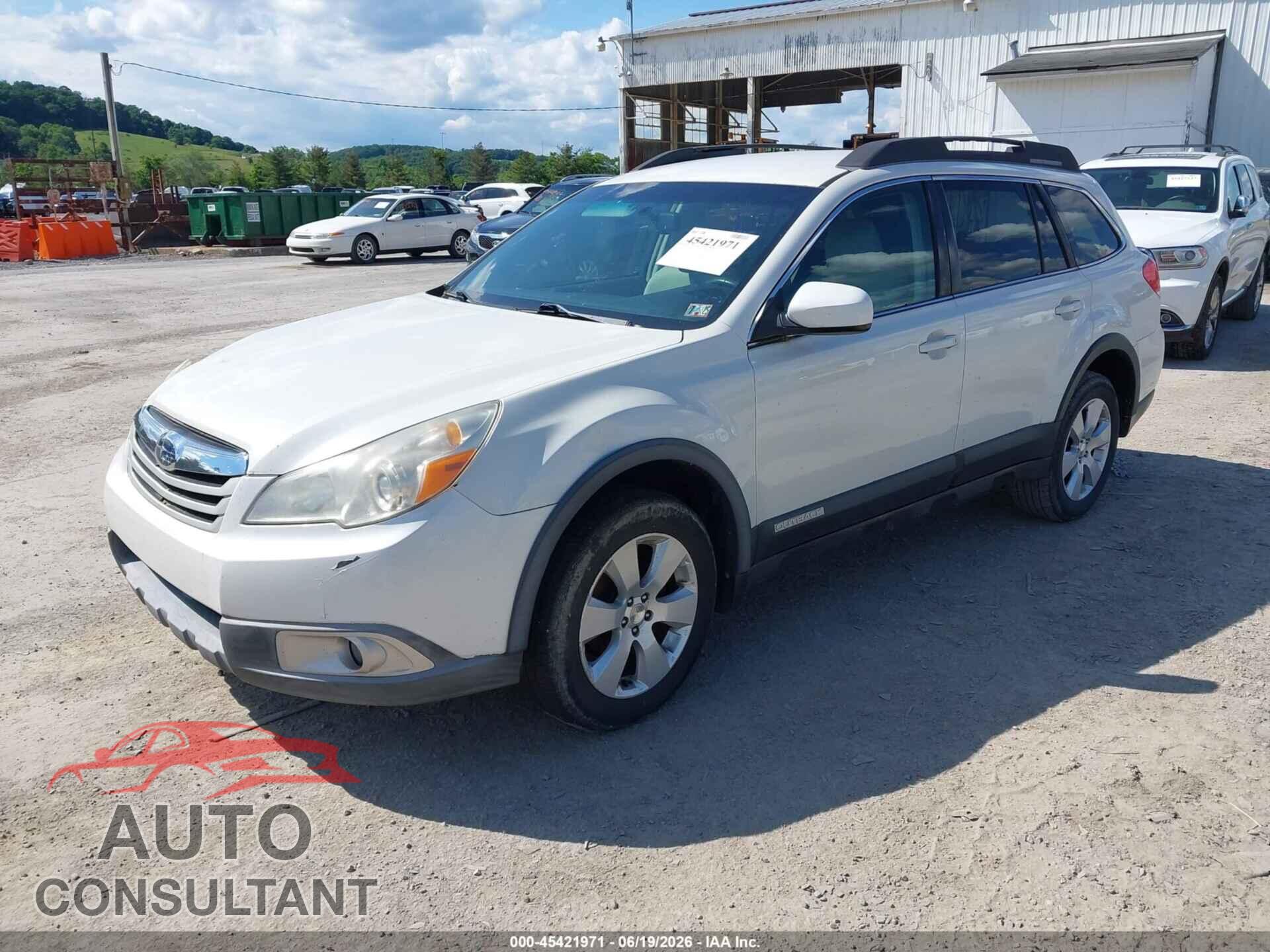 SUBARU OUTBACK 2012 - 4S4BRBCCXC3213696