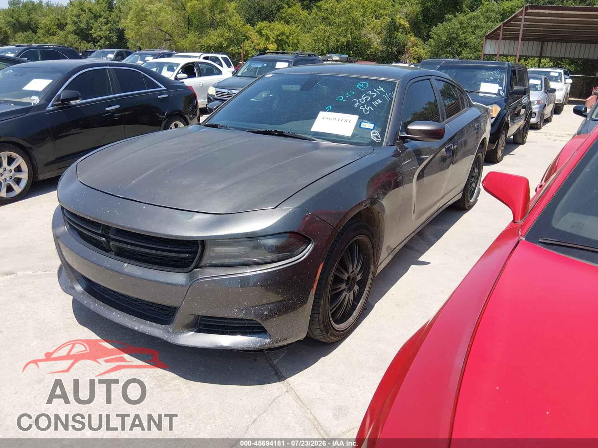 DODGE CHARGER 2016 - 2C3CDXBG7GH205314
