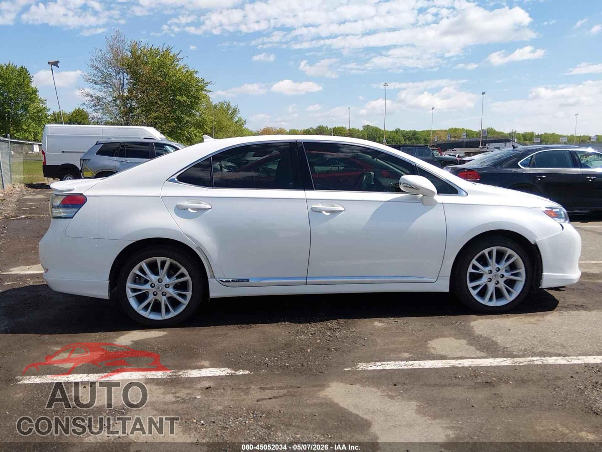 LEXUS HS 250H 2010 - JTHBB1BA2A2020236