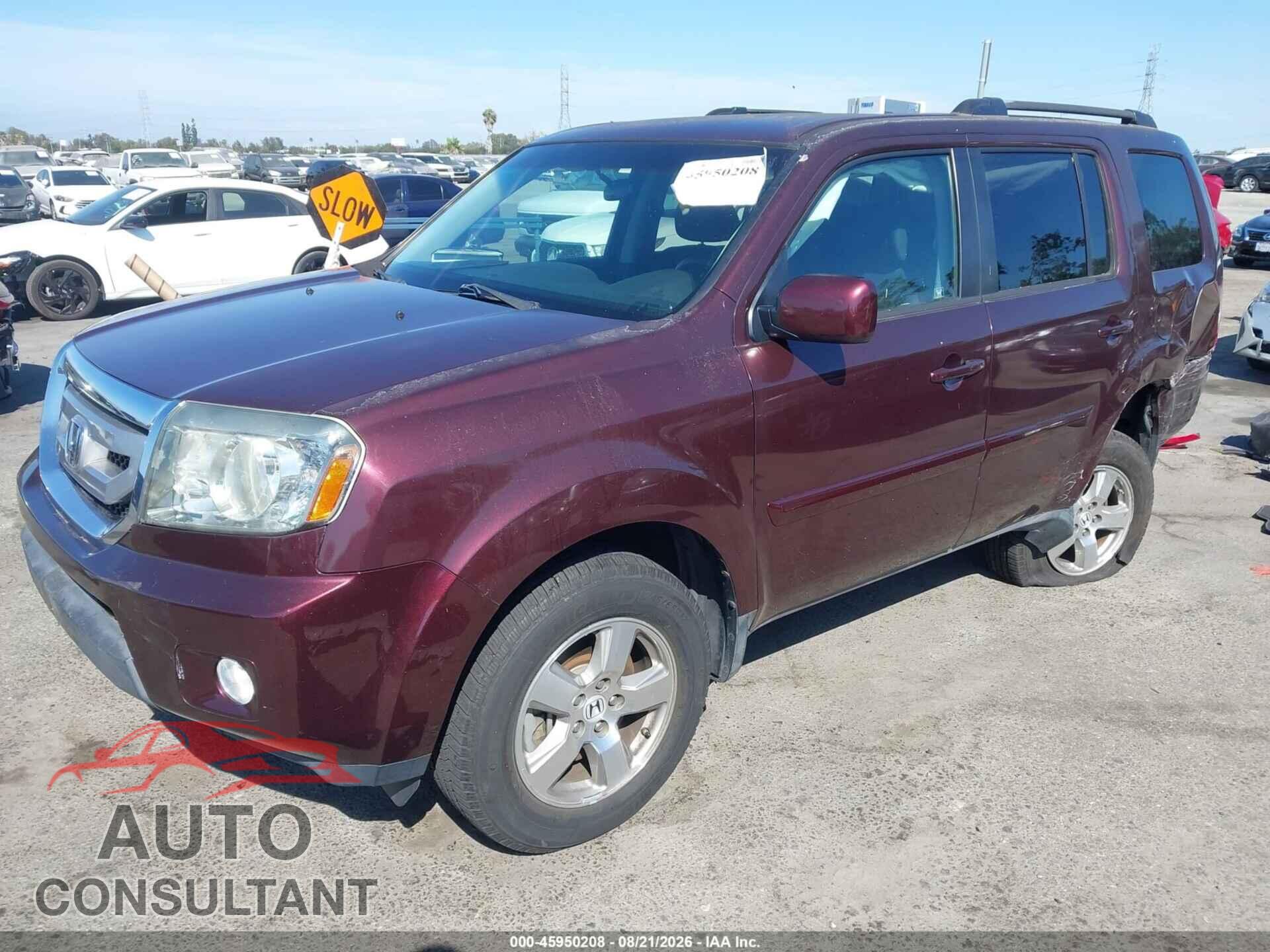 HONDA PILOT 2011 - 5FNYF3H41BB047665