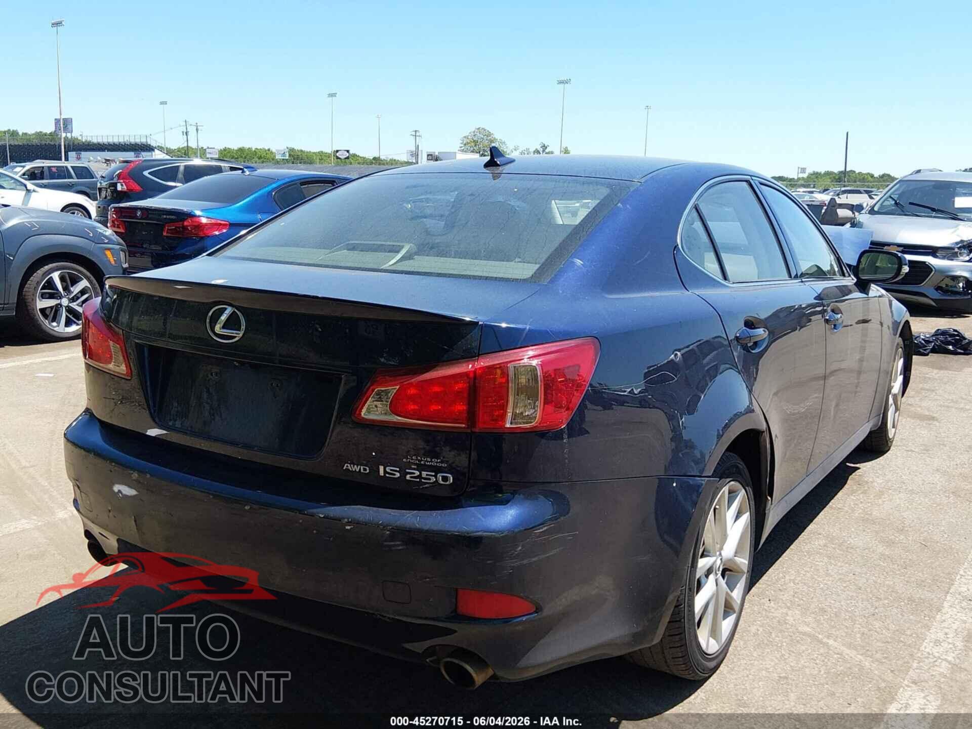 LEXUS IS 250 2013 - JTHCF5C28D5063442