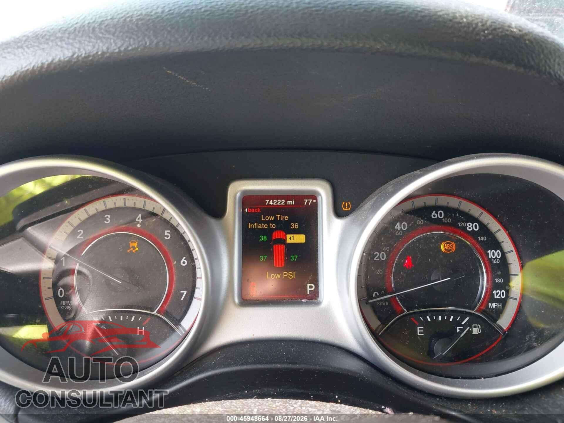 DODGE JOURNEY 2019 - 3C4PDCBB6KT874815