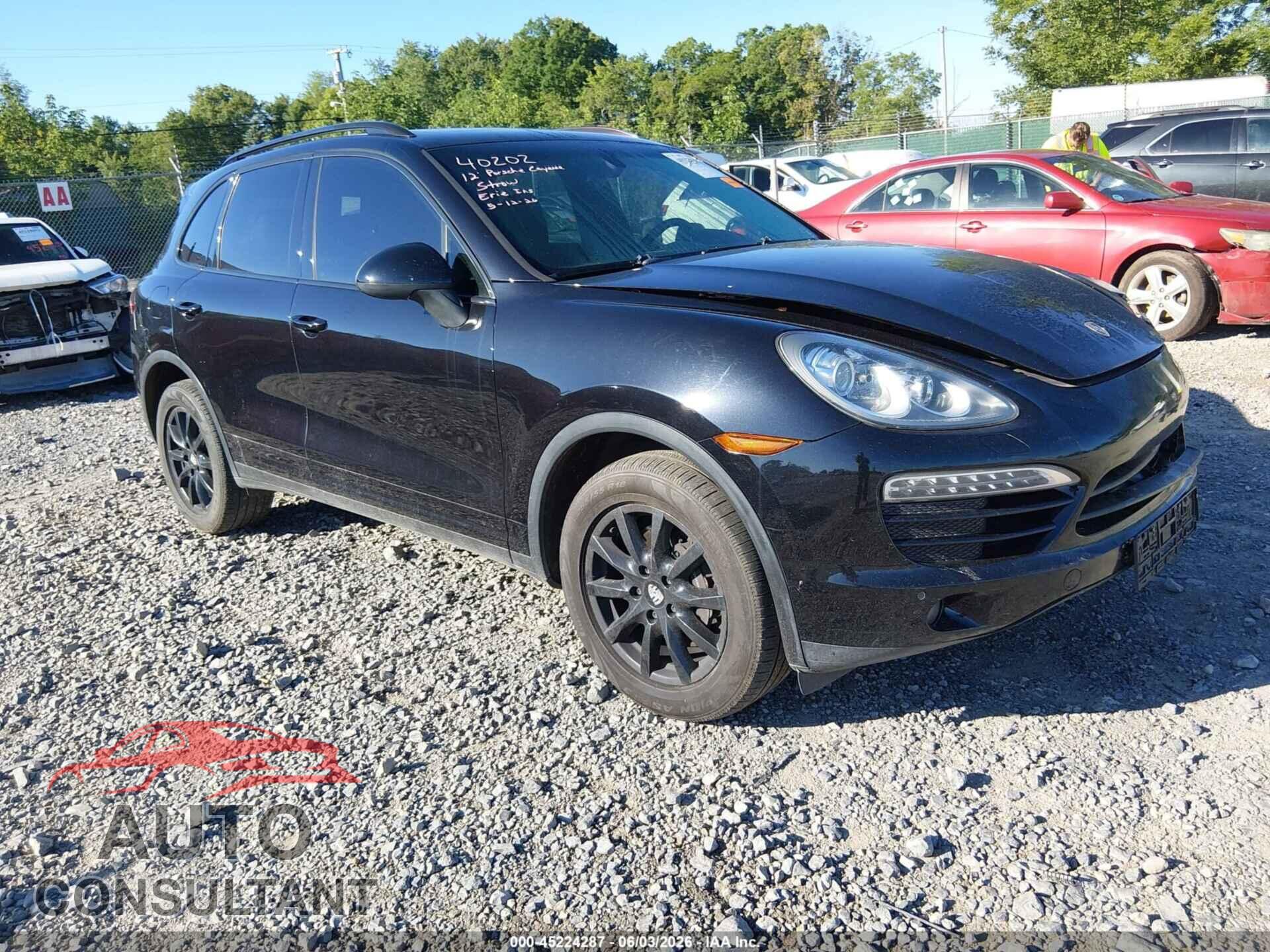 PORSCHE CAYENNE 2012 - WP1AA2A28CLA04649