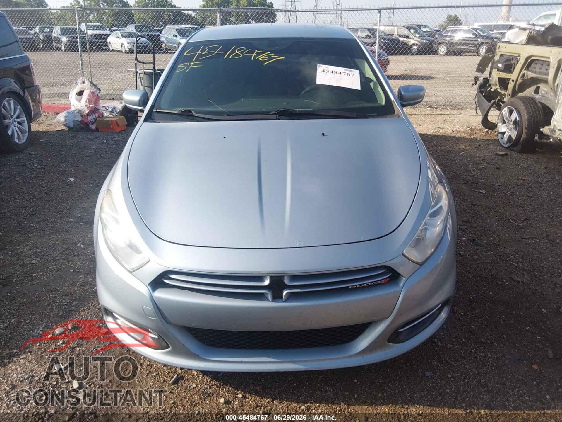 DODGE DART 2013 - 1C3CDFAA4DD287051