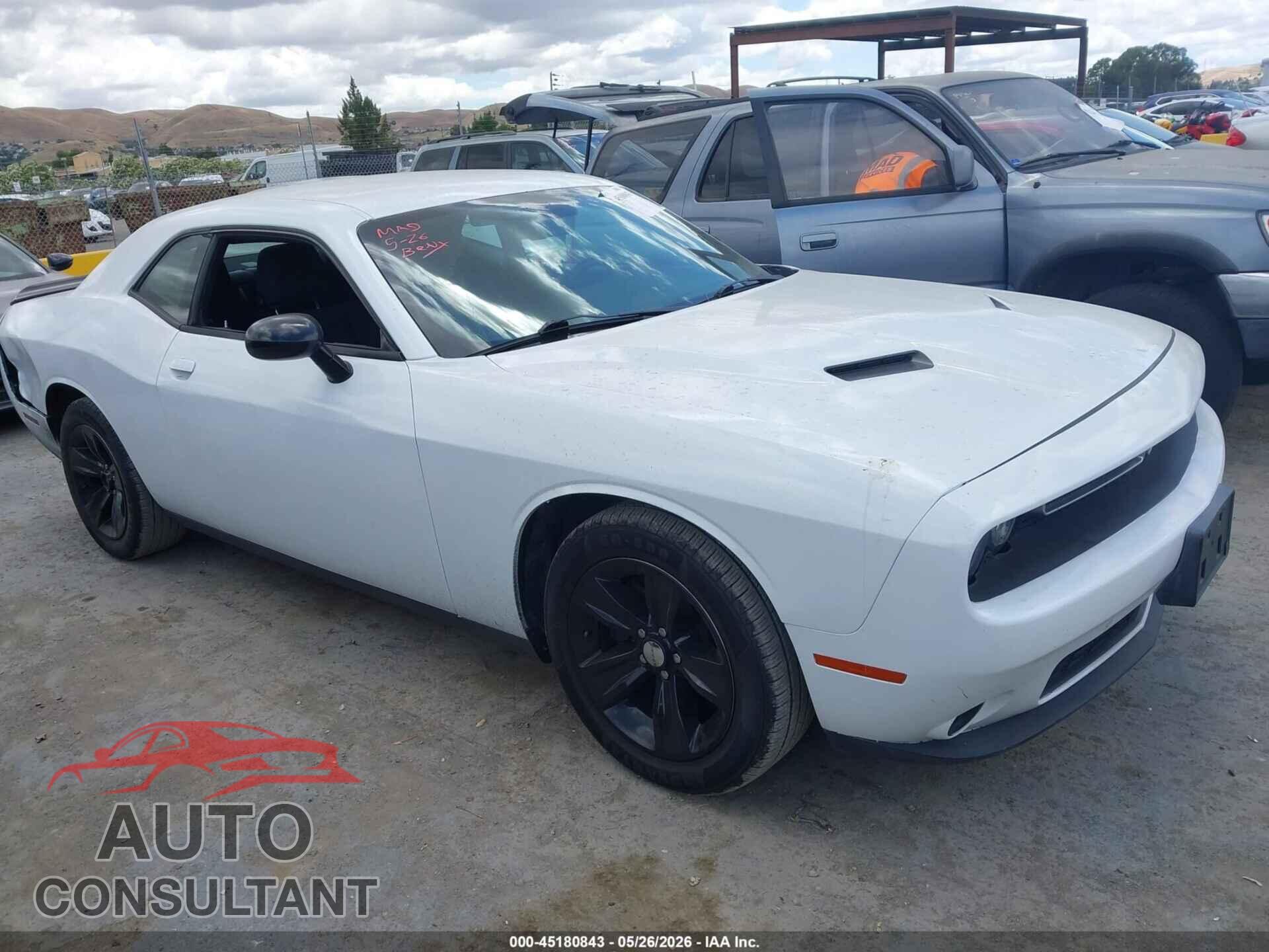 DODGE CHALLENGER 2016 - 2C3CDZAG0GH326246