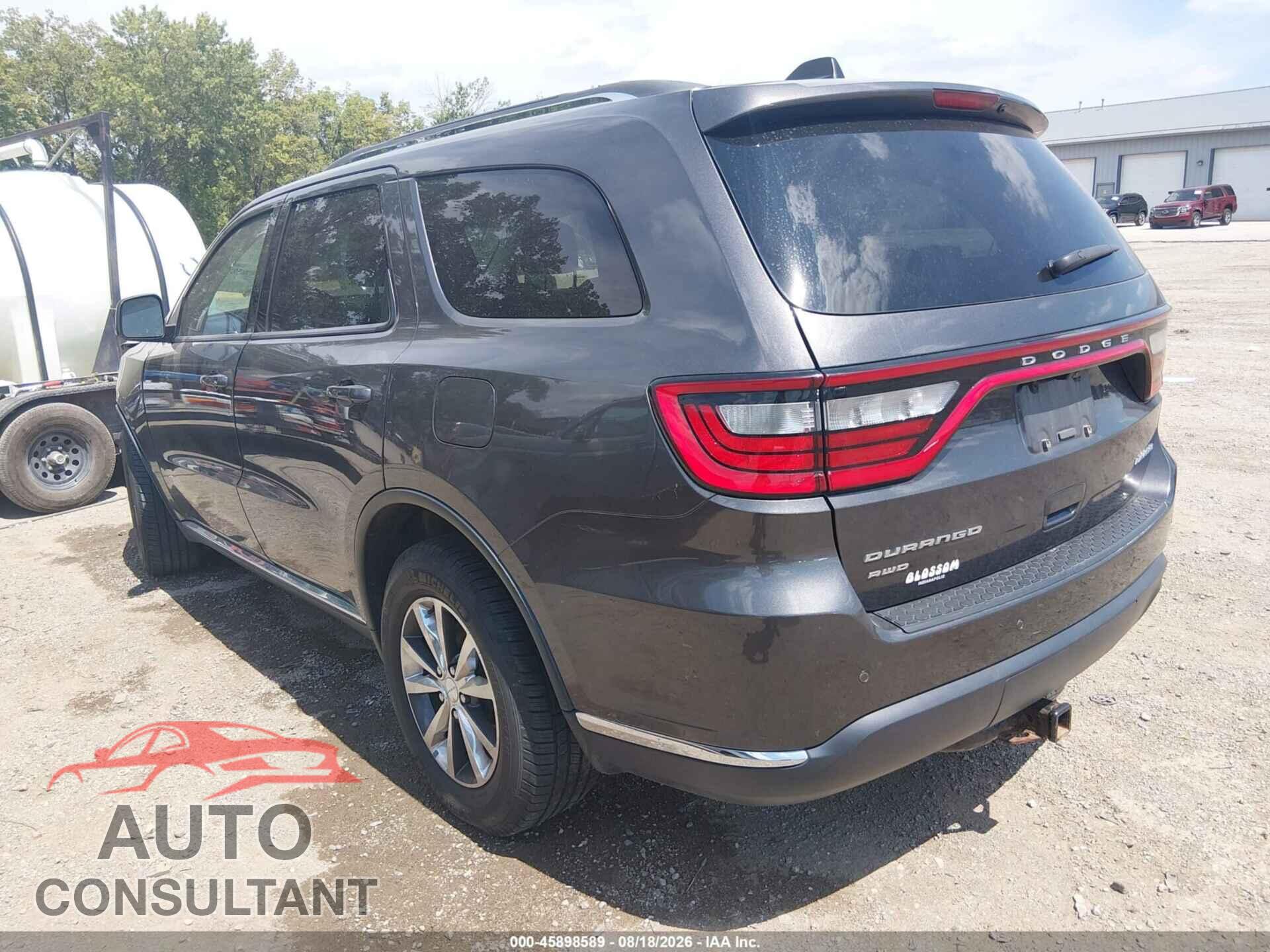 DODGE DURANGO 2016 - 1C4RDJDG3GC460111