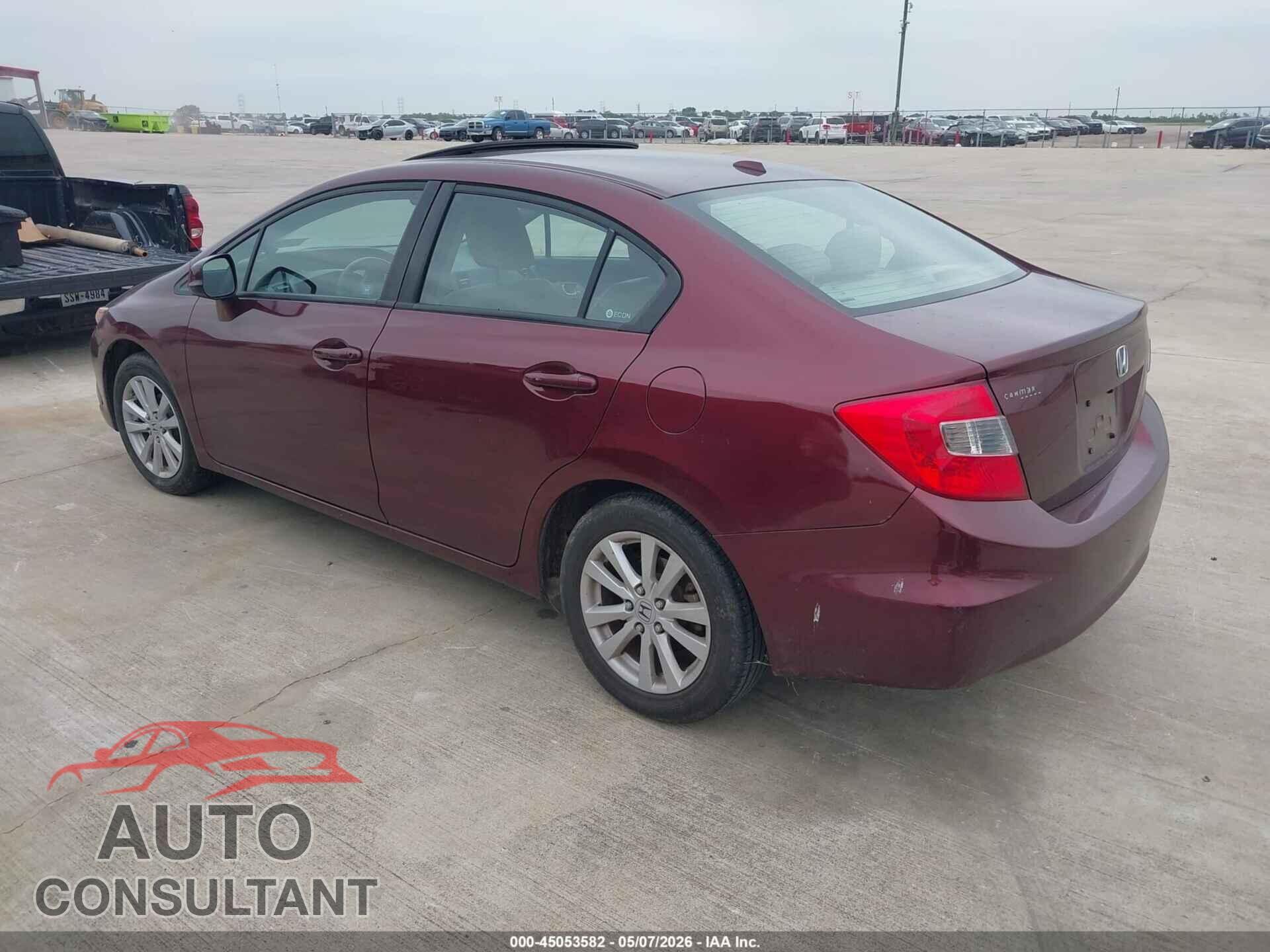 HONDA CIVIC 2012 - 2HGFB2F93CH539008