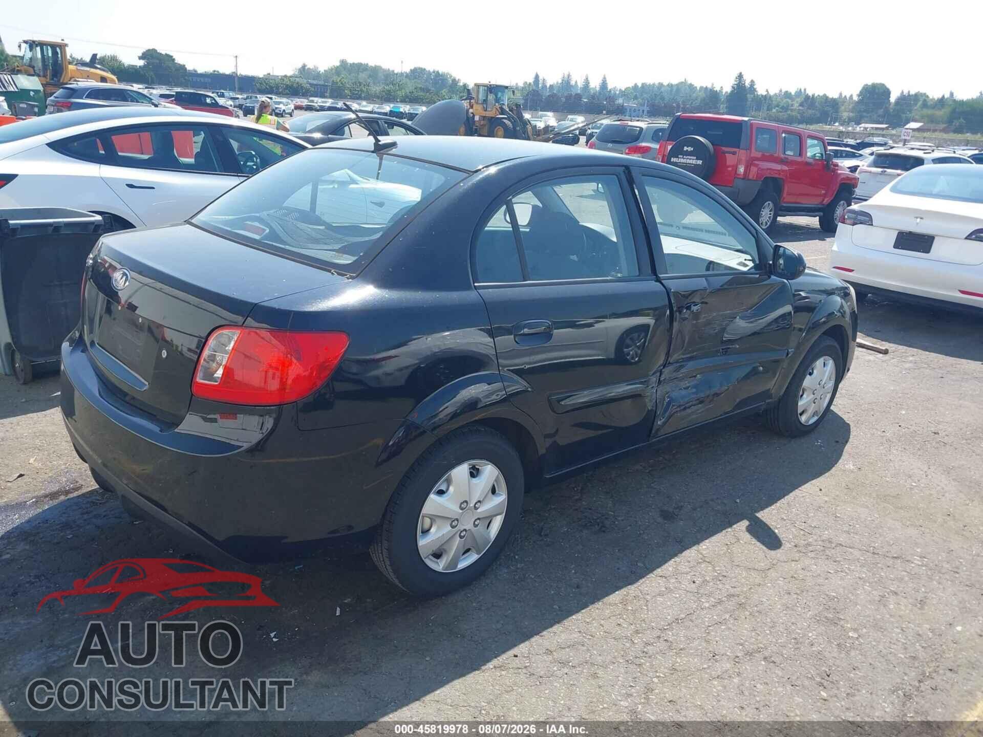 KIA RIO 2010 - KNADH4A33A6673354