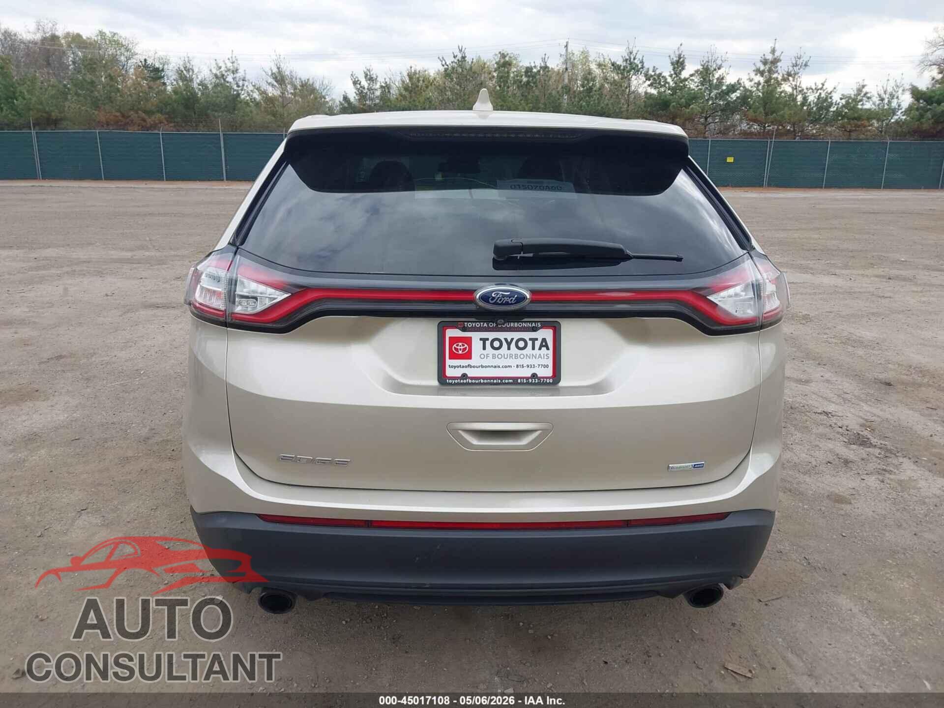 FORD EDGE 2017 - 2FMPK4G95HBB78741