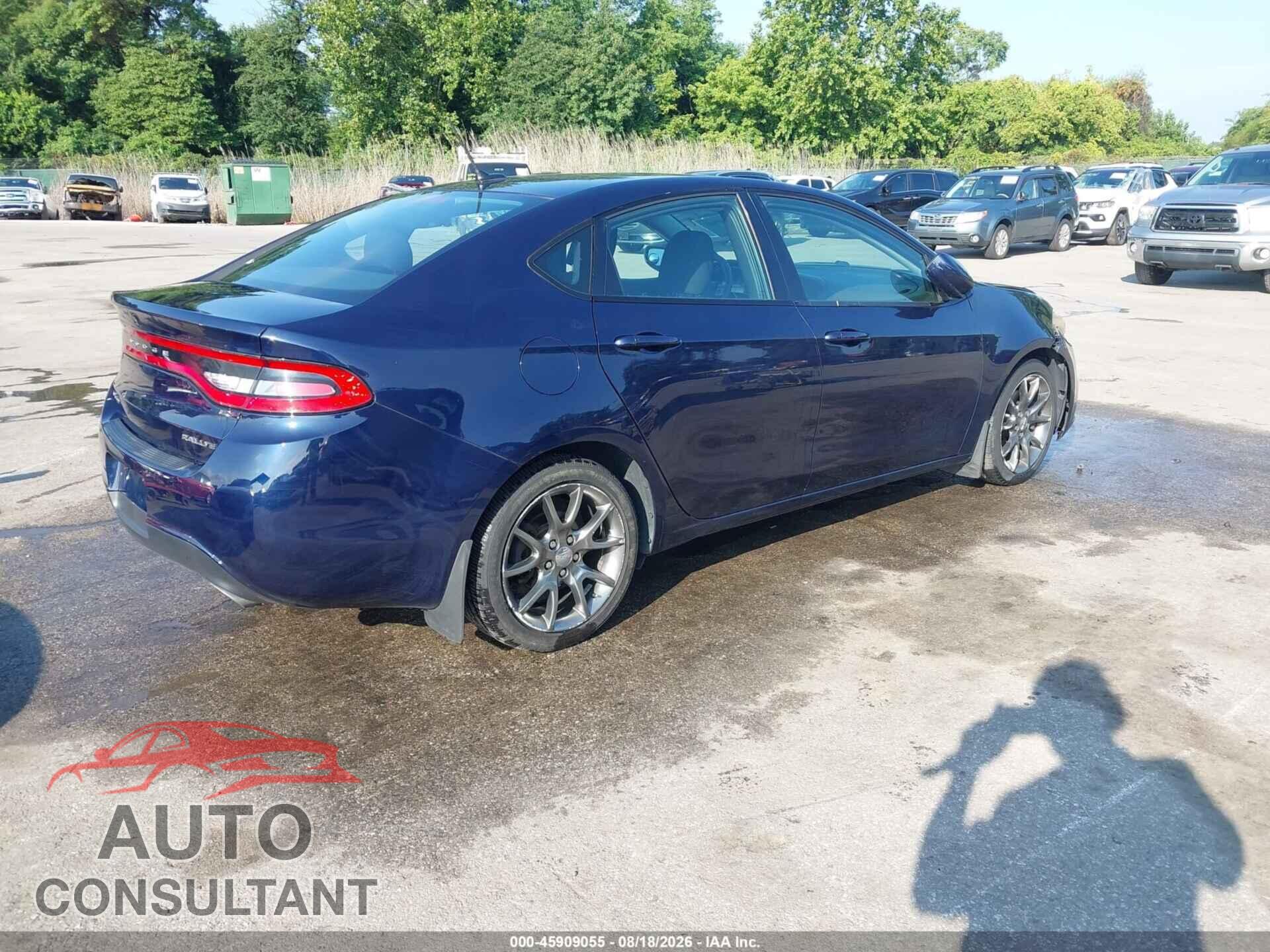 DODGE DART 2013 - 1C3CDFBA8DD336833
